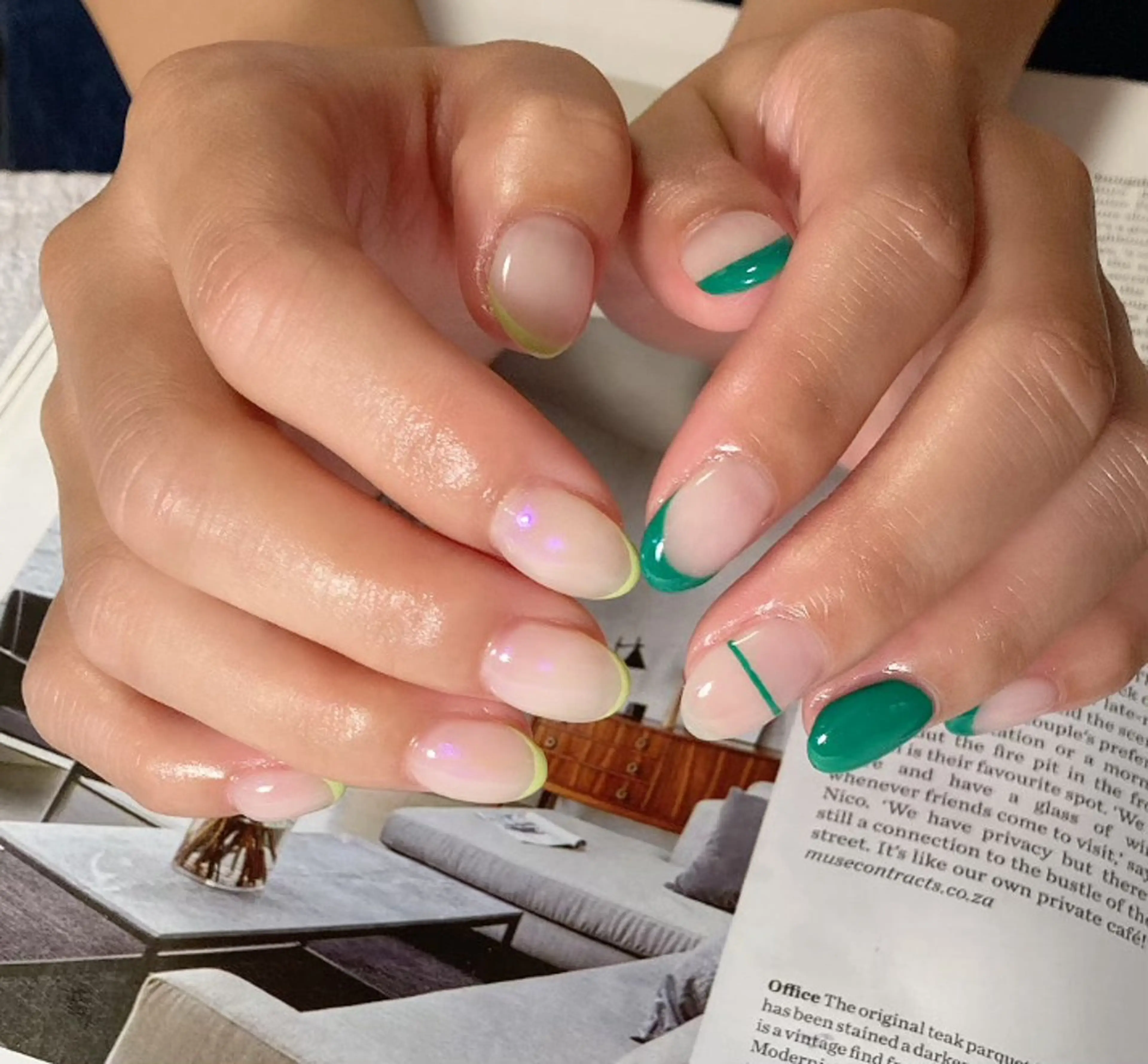 ミディアム ネイル Lofi nails ゆきこのネイルデザイン