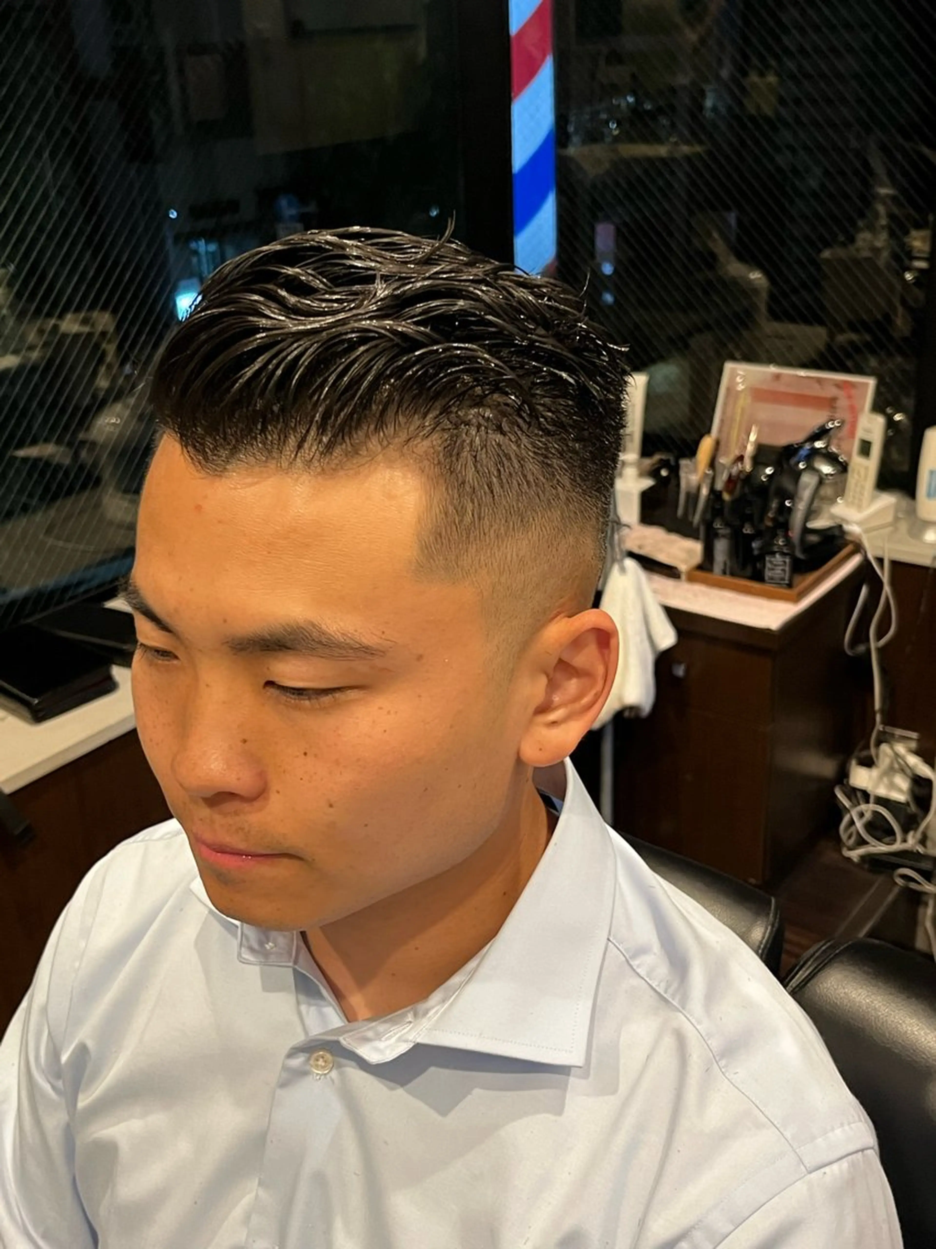 ショート カット 小原沢 彪真のヘアスタイル