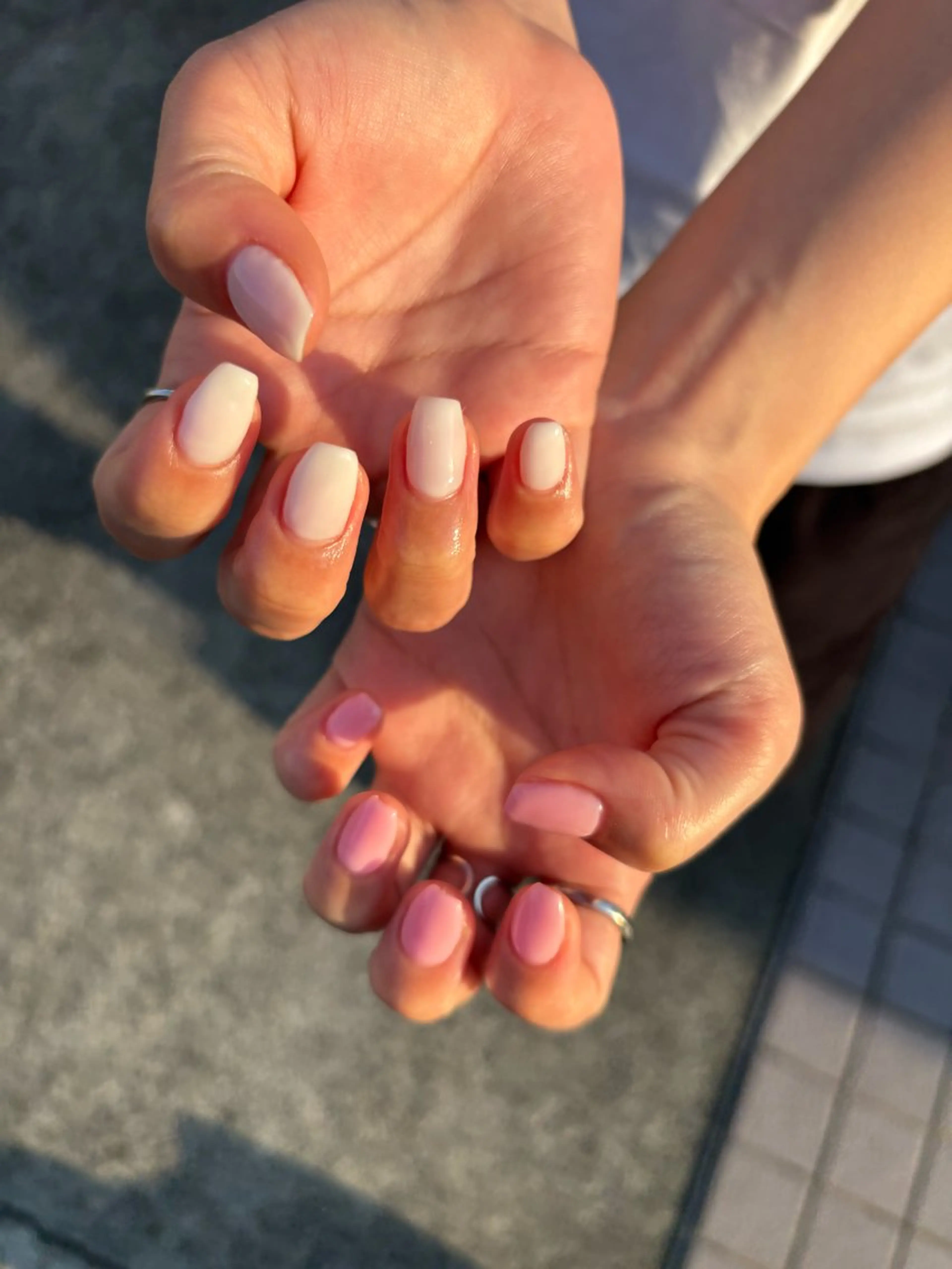 ネイル ワンカラーネイル 👀💅 Honokaのネイルデザイン