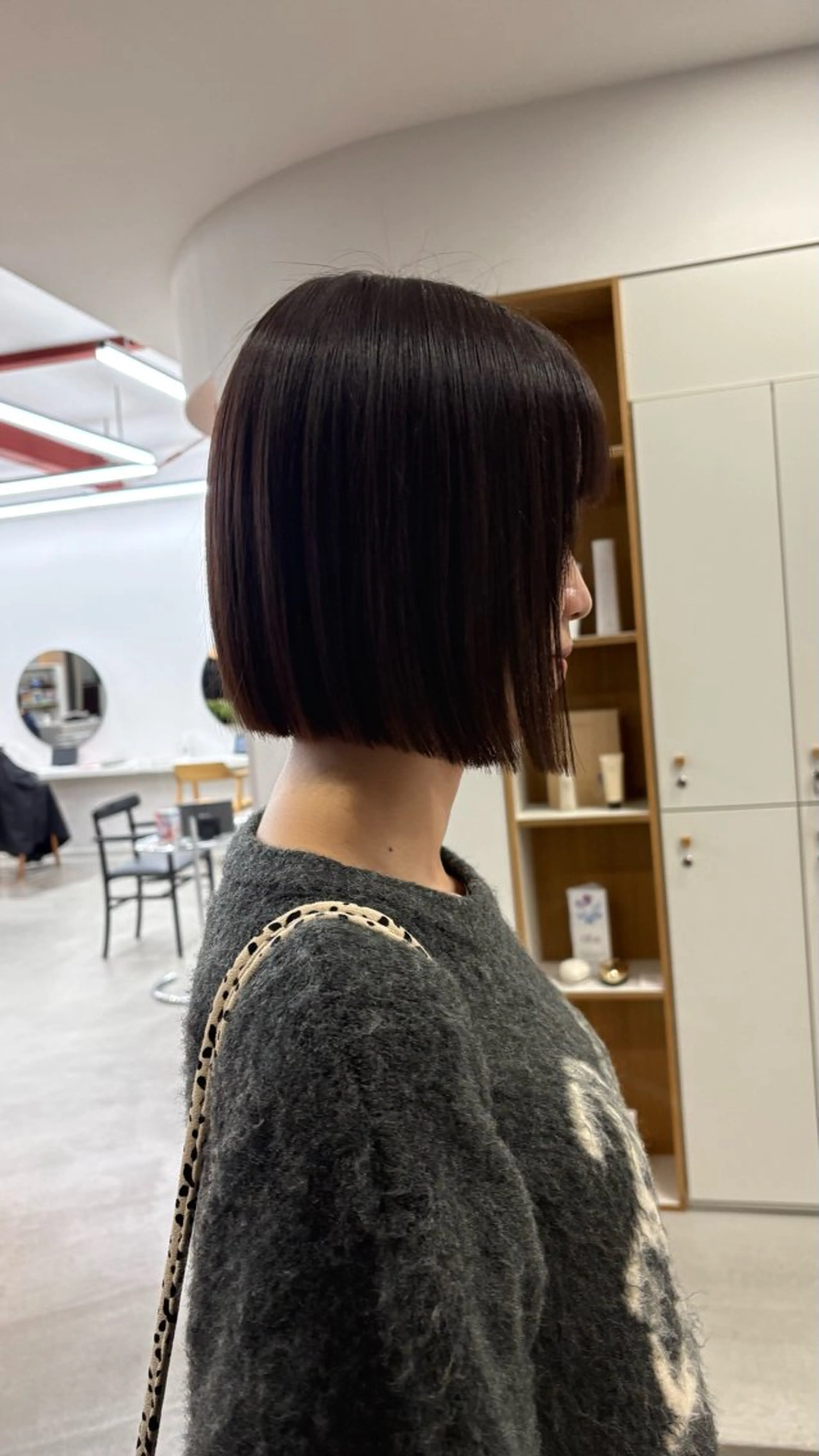 ミディアム 縮毛矯正 トリートメント 🪻韓国カット 🤍yuanのヘアスタイル