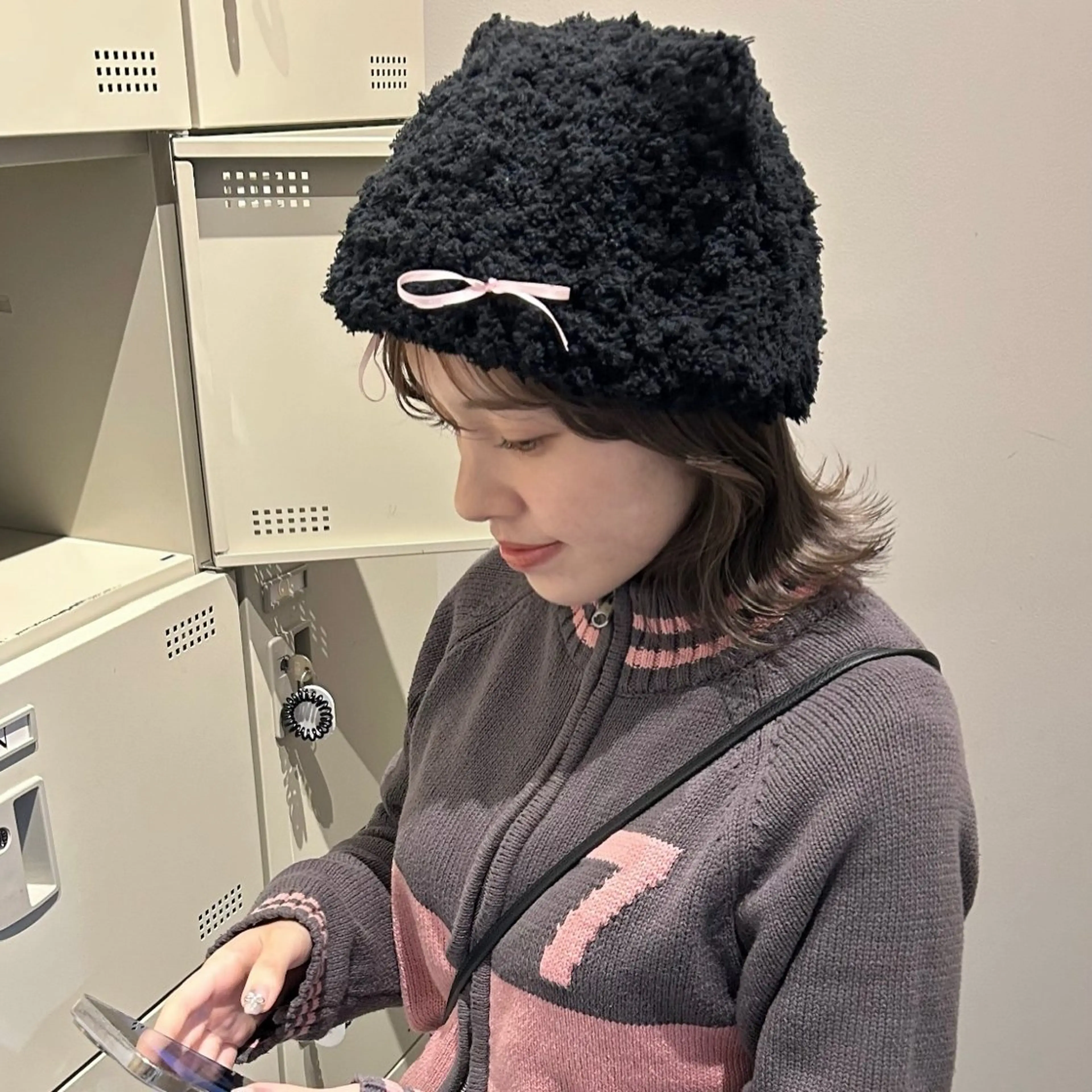 ミディアム カット ヘアカラー トリートメント 透明感カラー/ 髪質改善✨️💞萌愛のヘアスタイル