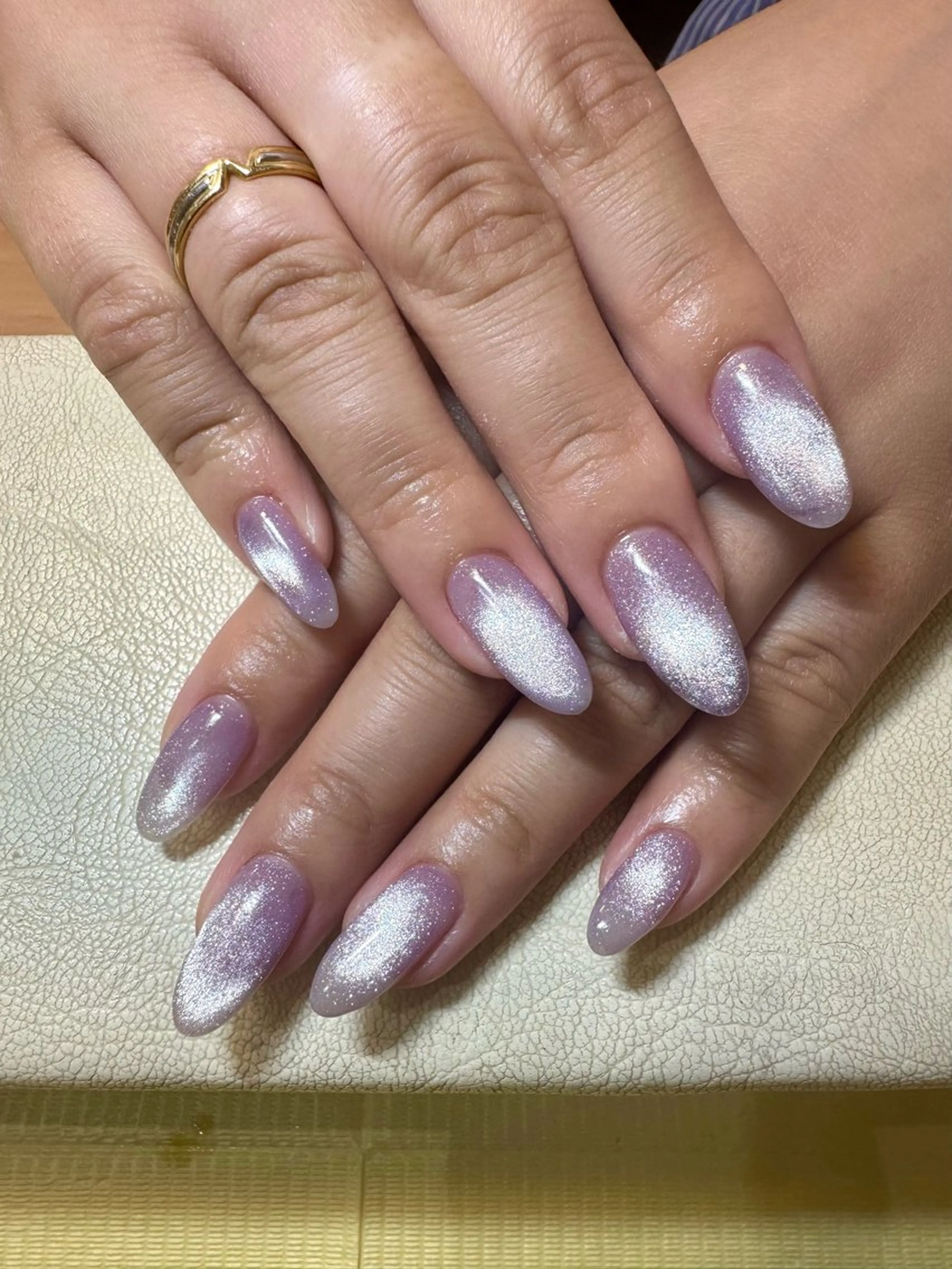 ネイル 氷ネイル・うるうるネイル キラキラネイル マグネットネイル MARIENAILS owadaのネイルデザイン