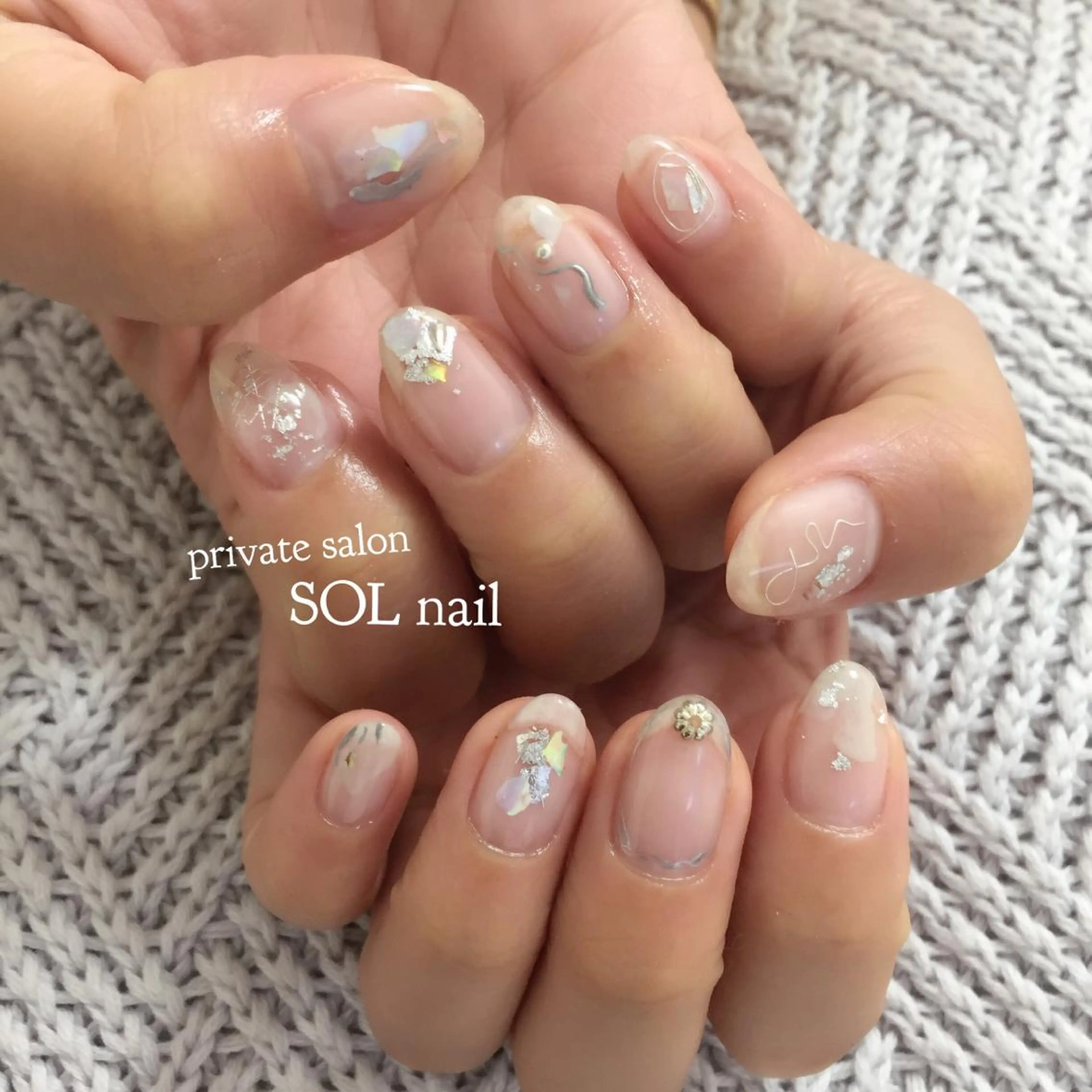 ネイル ハンドネイル SOL NAILのネイルデザイン