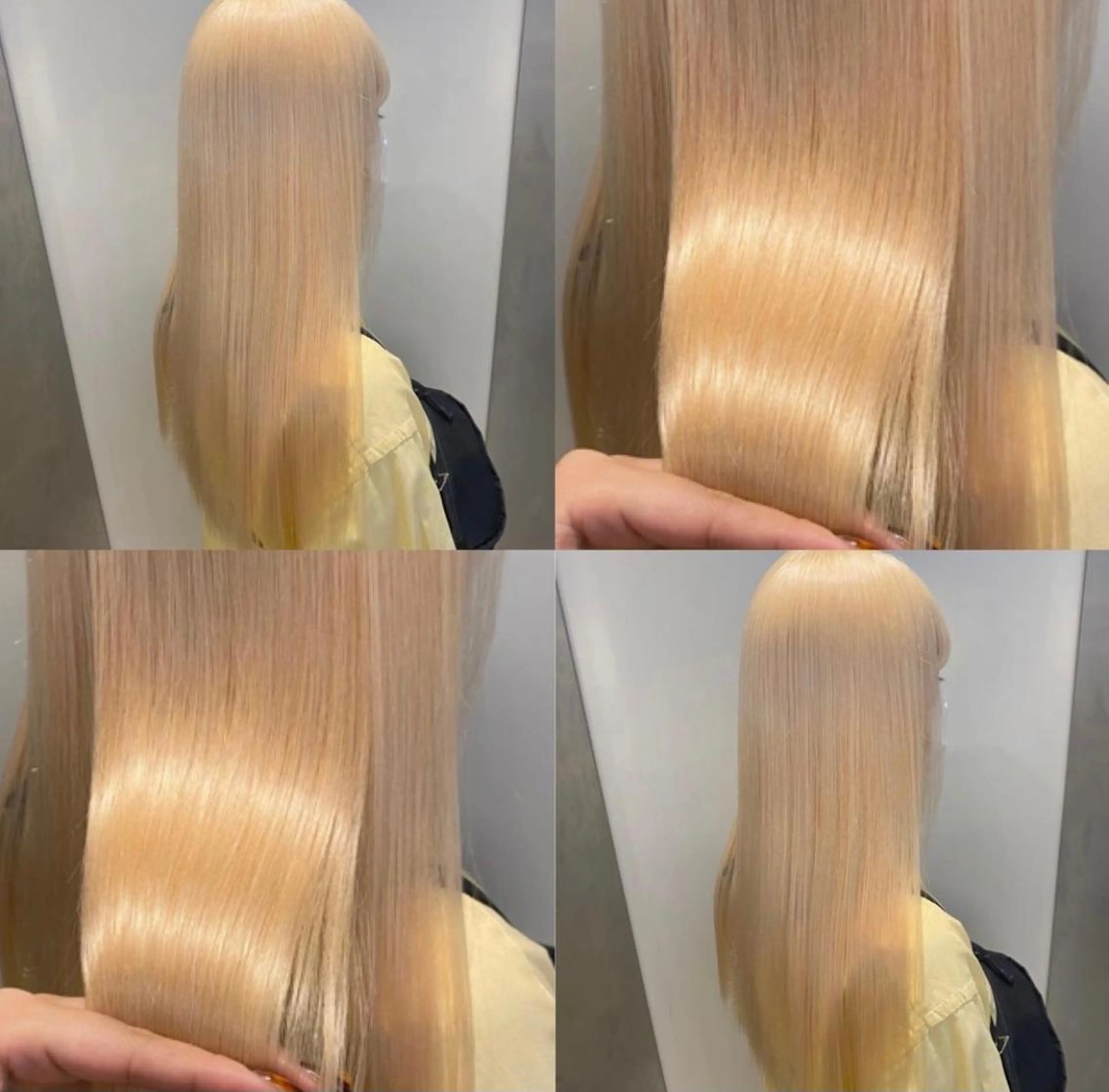 ロング カラー 抜きっぱなしブロンド ブロンド Beleza 渋谷所属・Kazusa/渋谷/ エクステ/ハイトーンのヘアスタイル