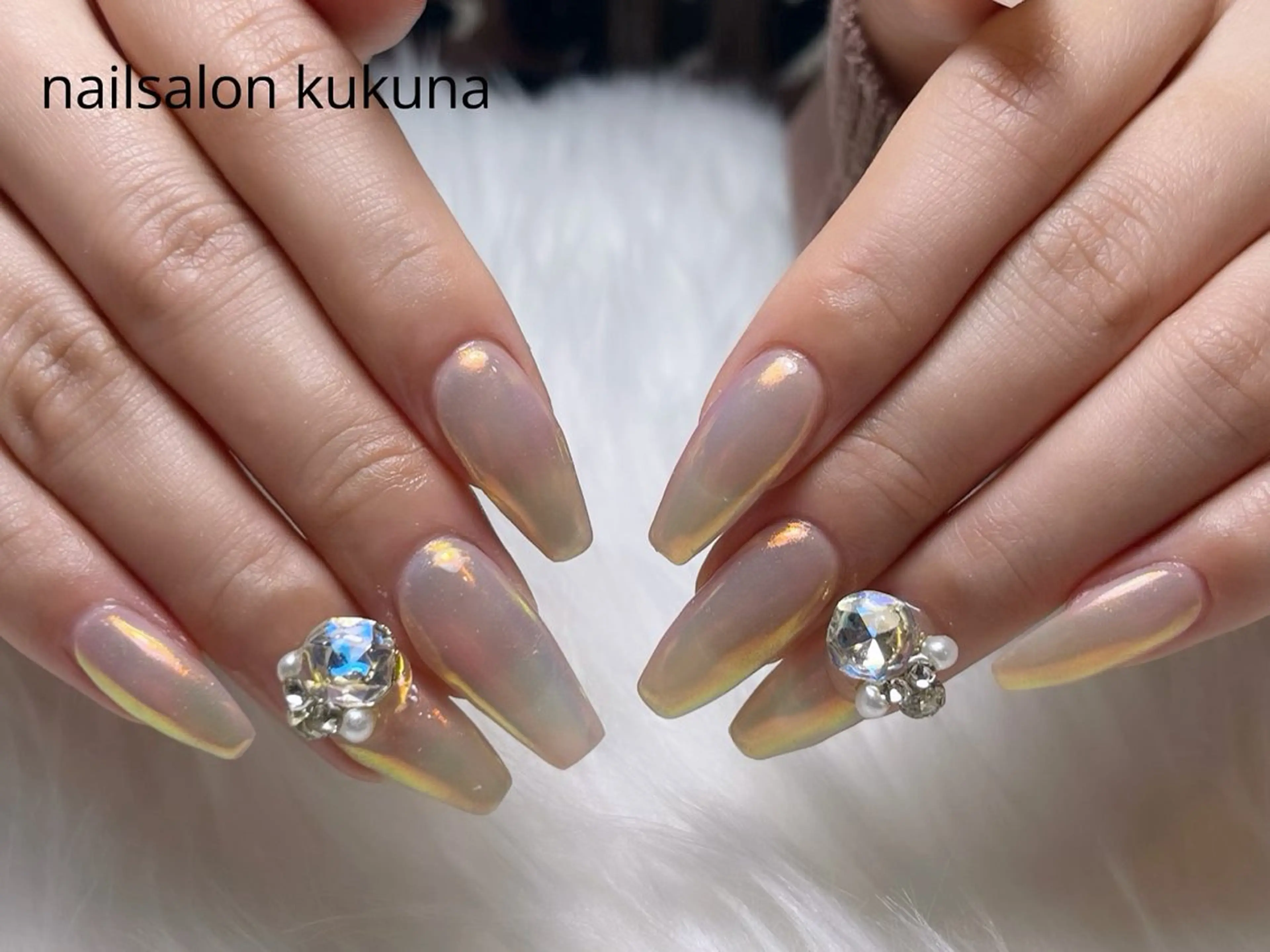 ネイル ミラーネイル ワンカラーネイル nail salon kukuna所属・nail salon 心斎橋のネイルデザイン