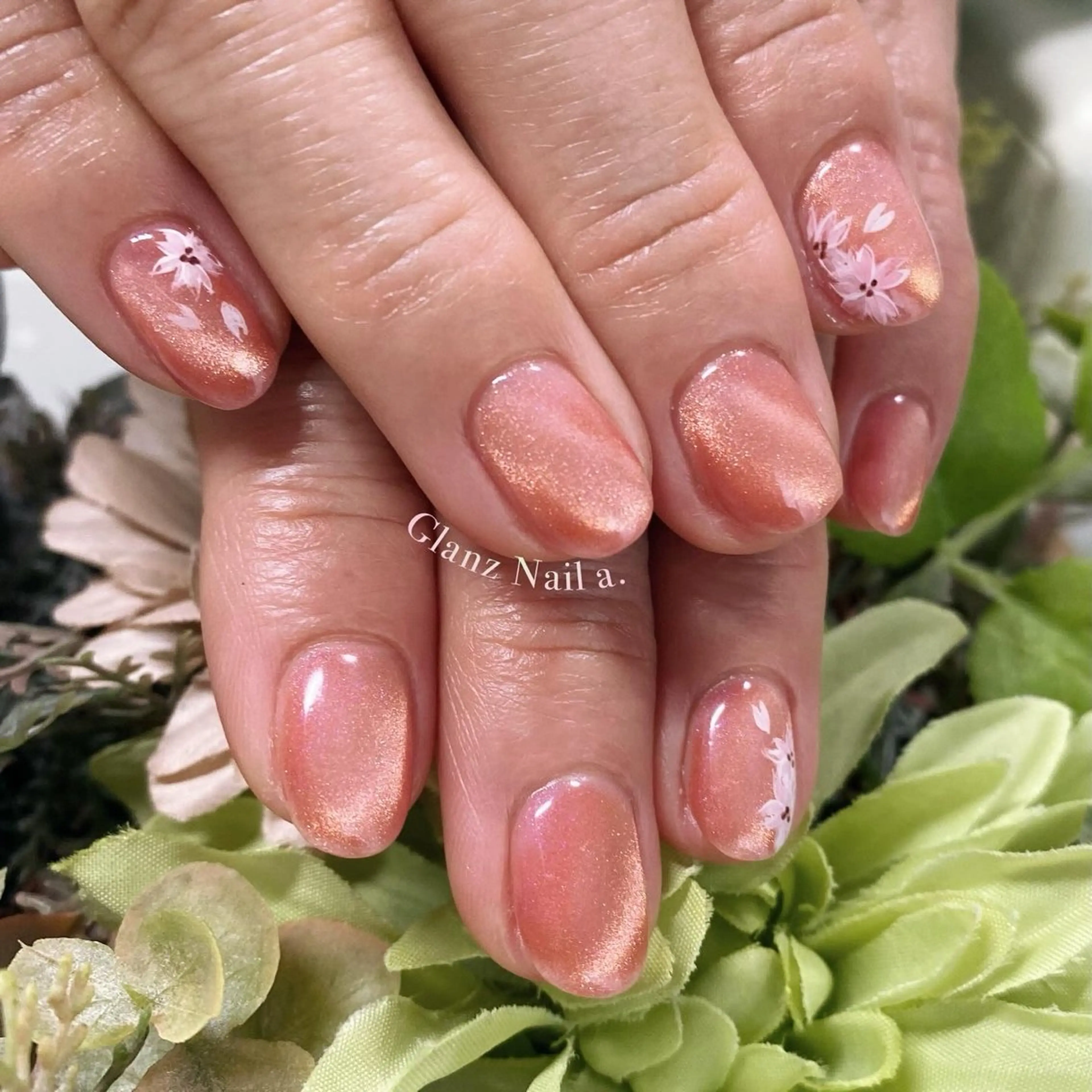 ネイル マグネットネイル Glanz  Nail aのネイルデザイン