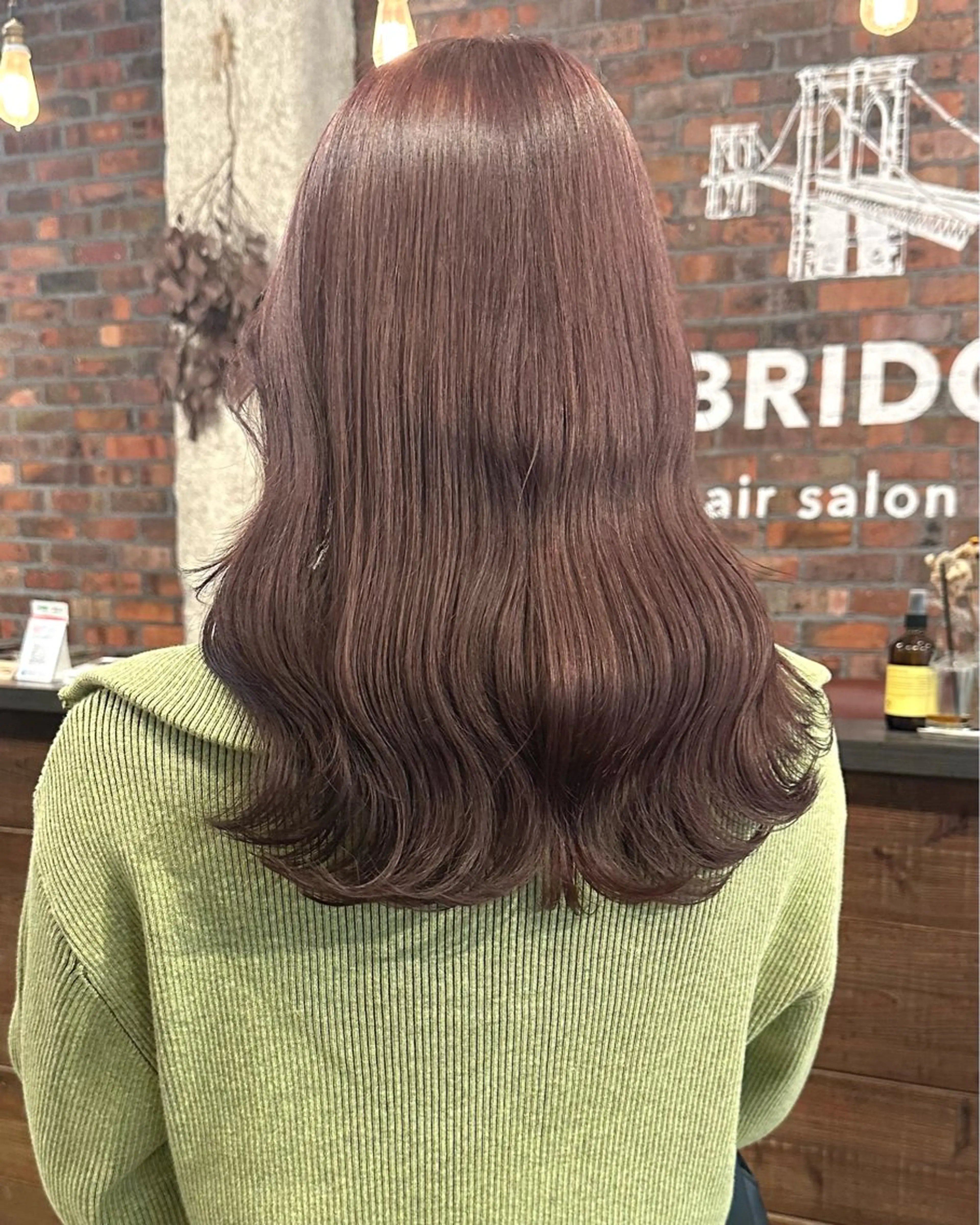 セミロング カラー カット ヘアカラー トリートメント 村田 来倖のヘアスタイル