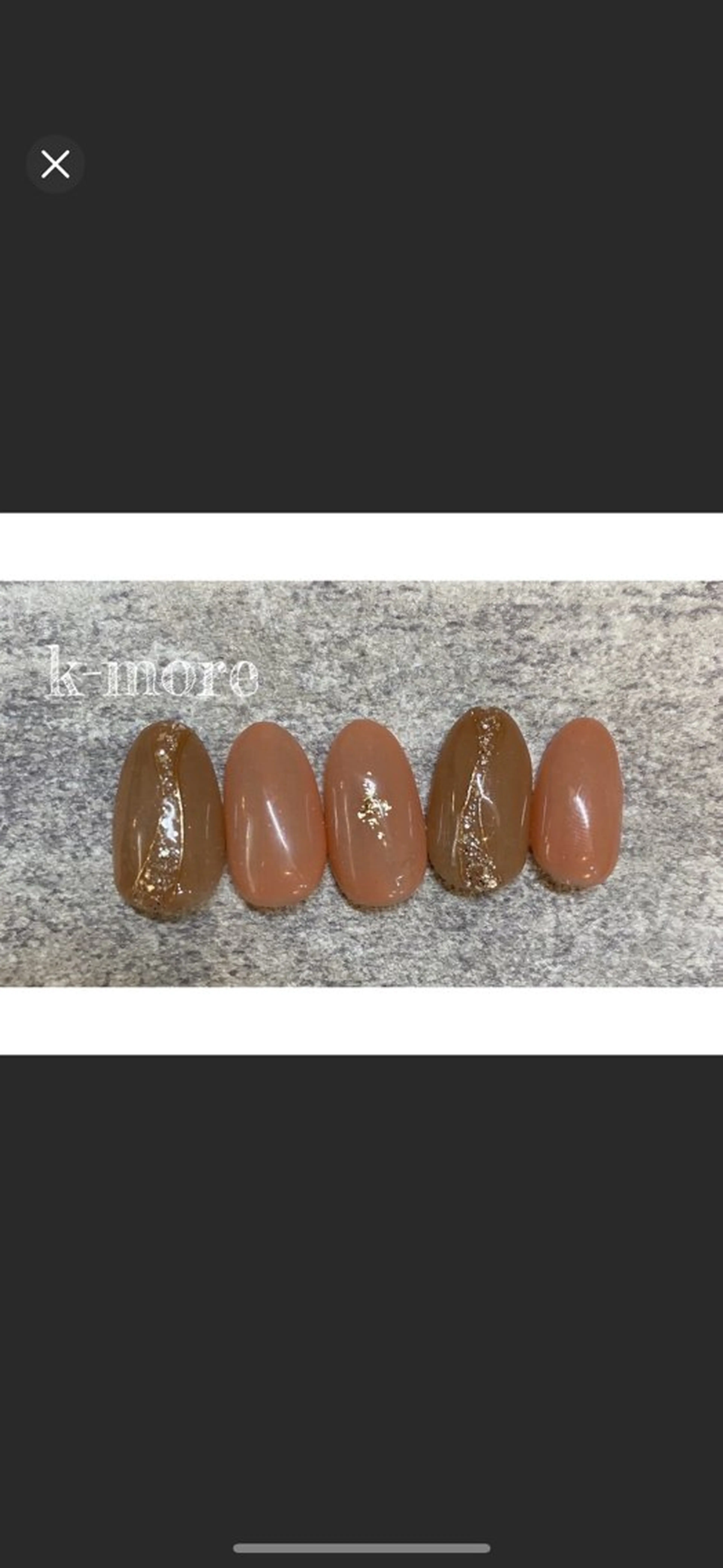 ミディアム K-more（ケーモア）知立店所属・K-more知立店 まなみのネイルデザイン