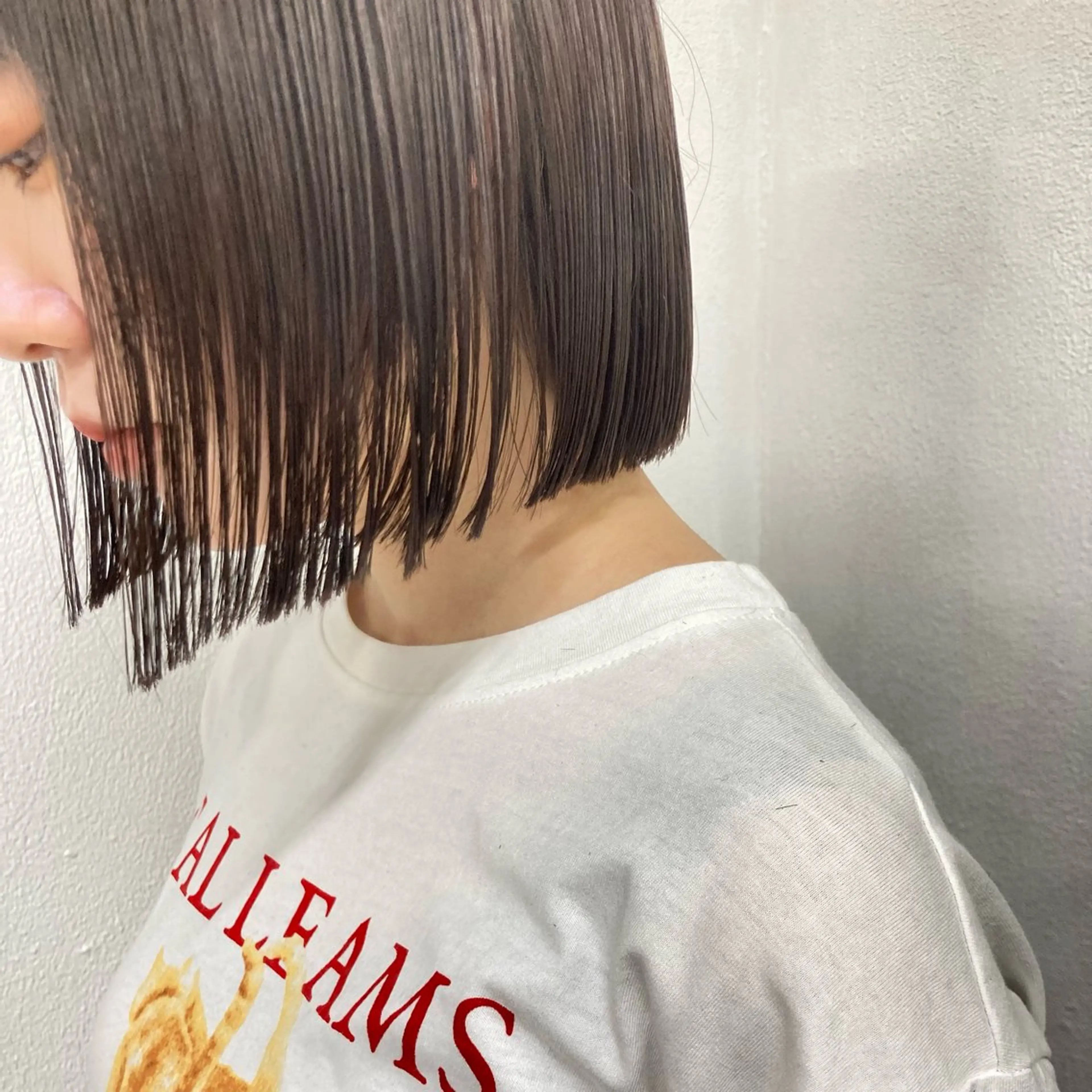 ショート カラー ヘアアレンジ ウルフレイヤー エクステ/kokiのヘアスタイル