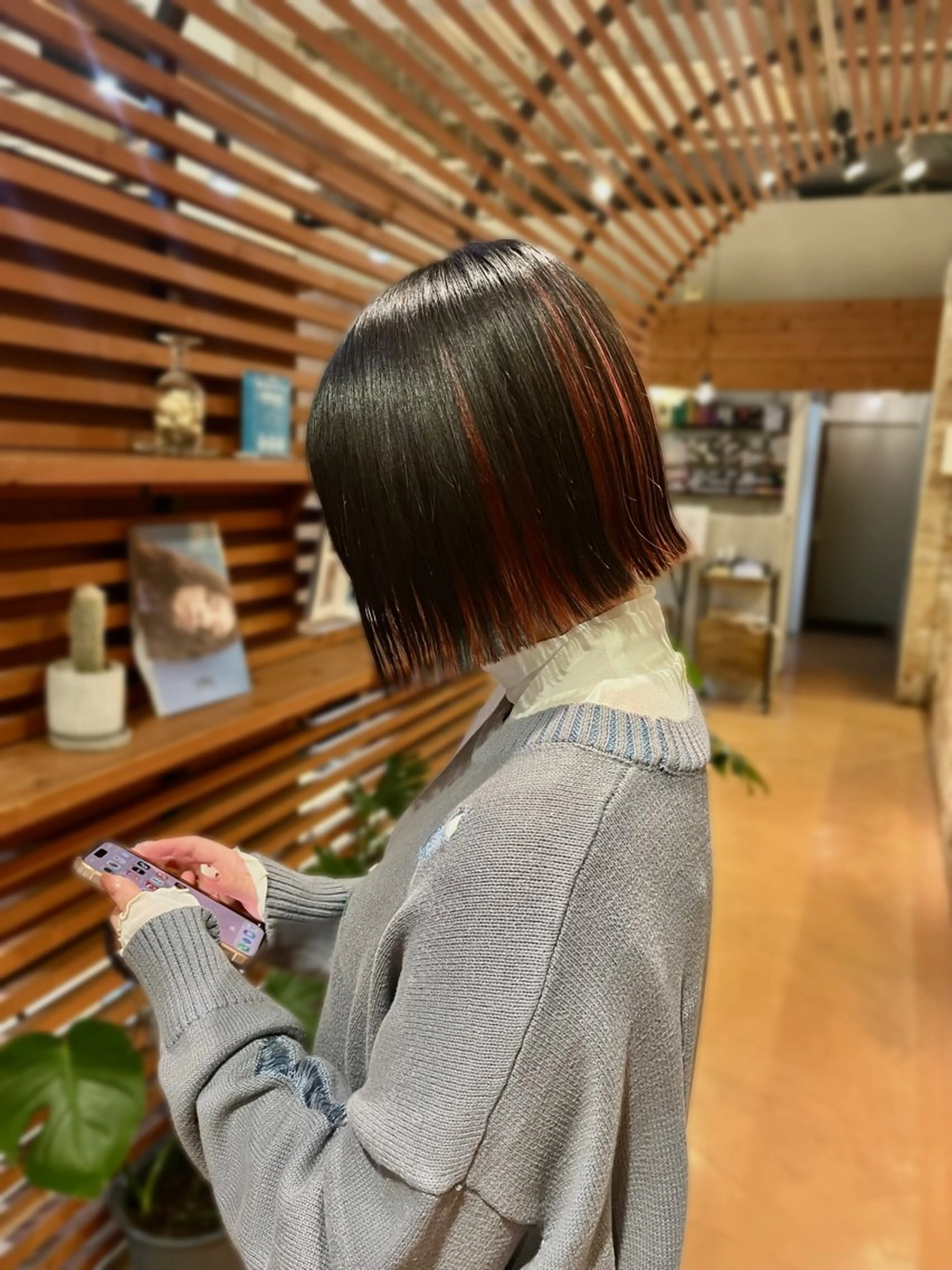 ショート 切りっぱなしボブ ボブ レイヤー指名No.1 /ショート/たおさきのヘアスタイル