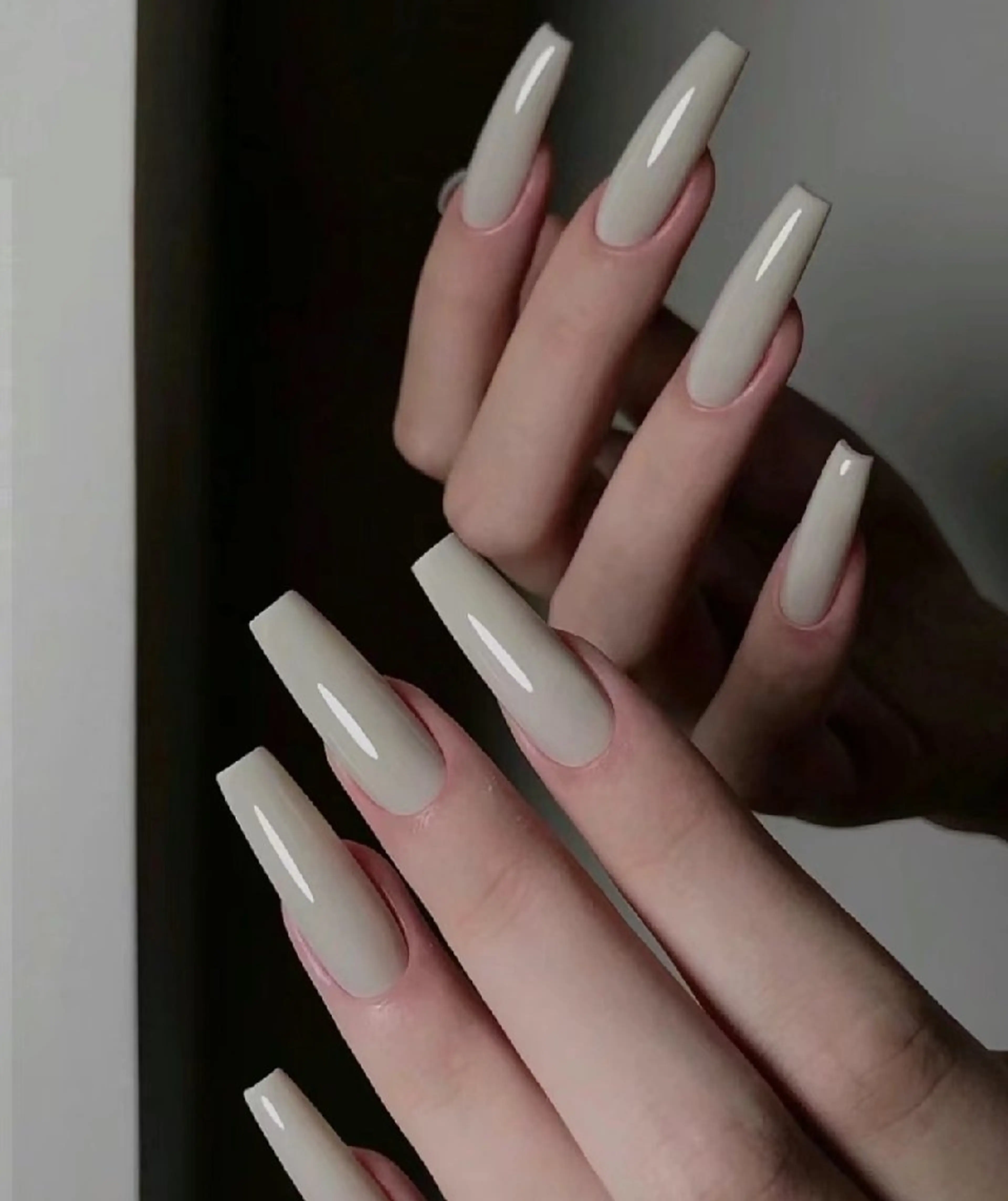 ワンカラー+チップ長さ出しの写真