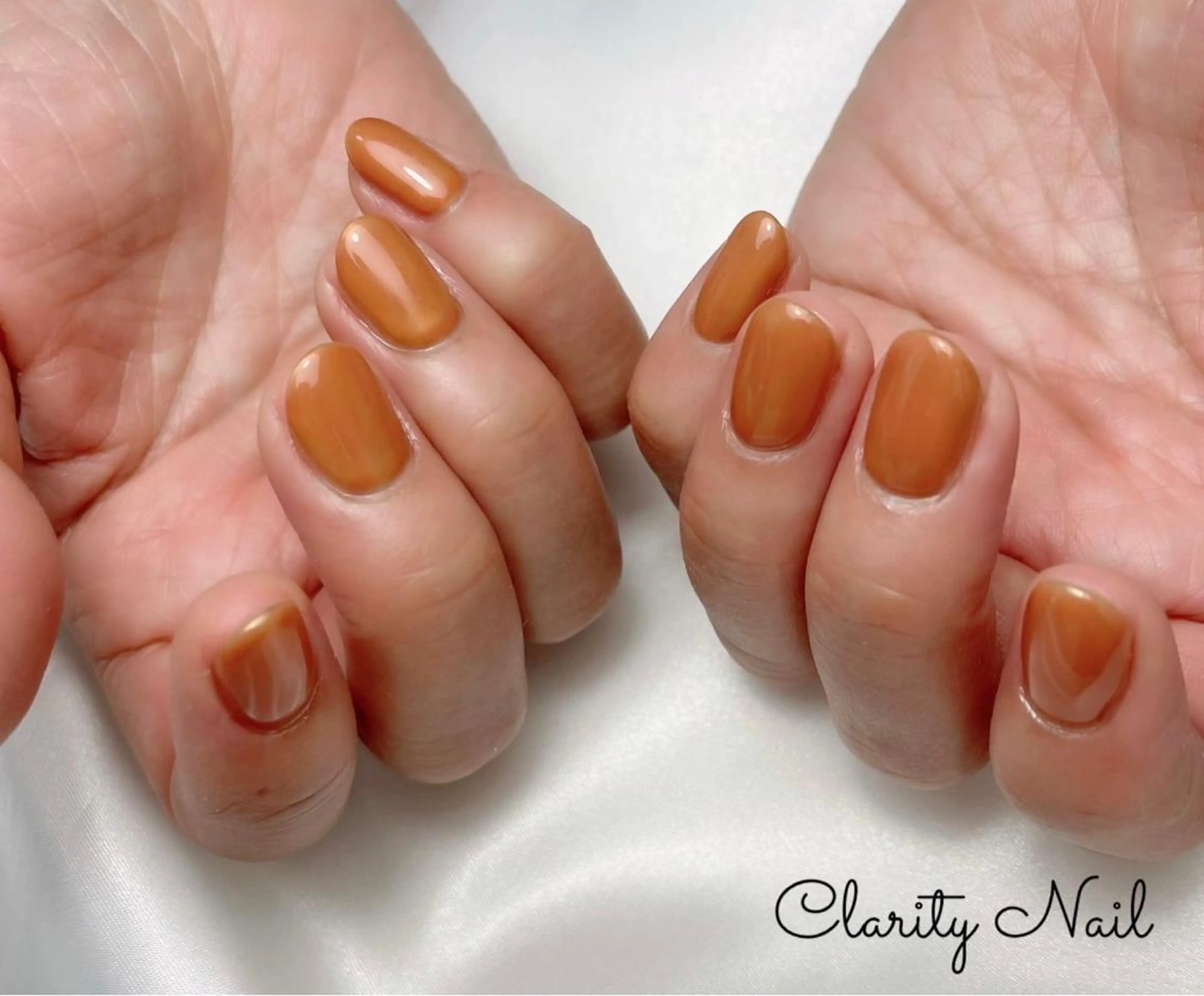 ネイル ミラーネイル ワンカラーネイル ハンドネイル Clarity Nailのネイルデザイン