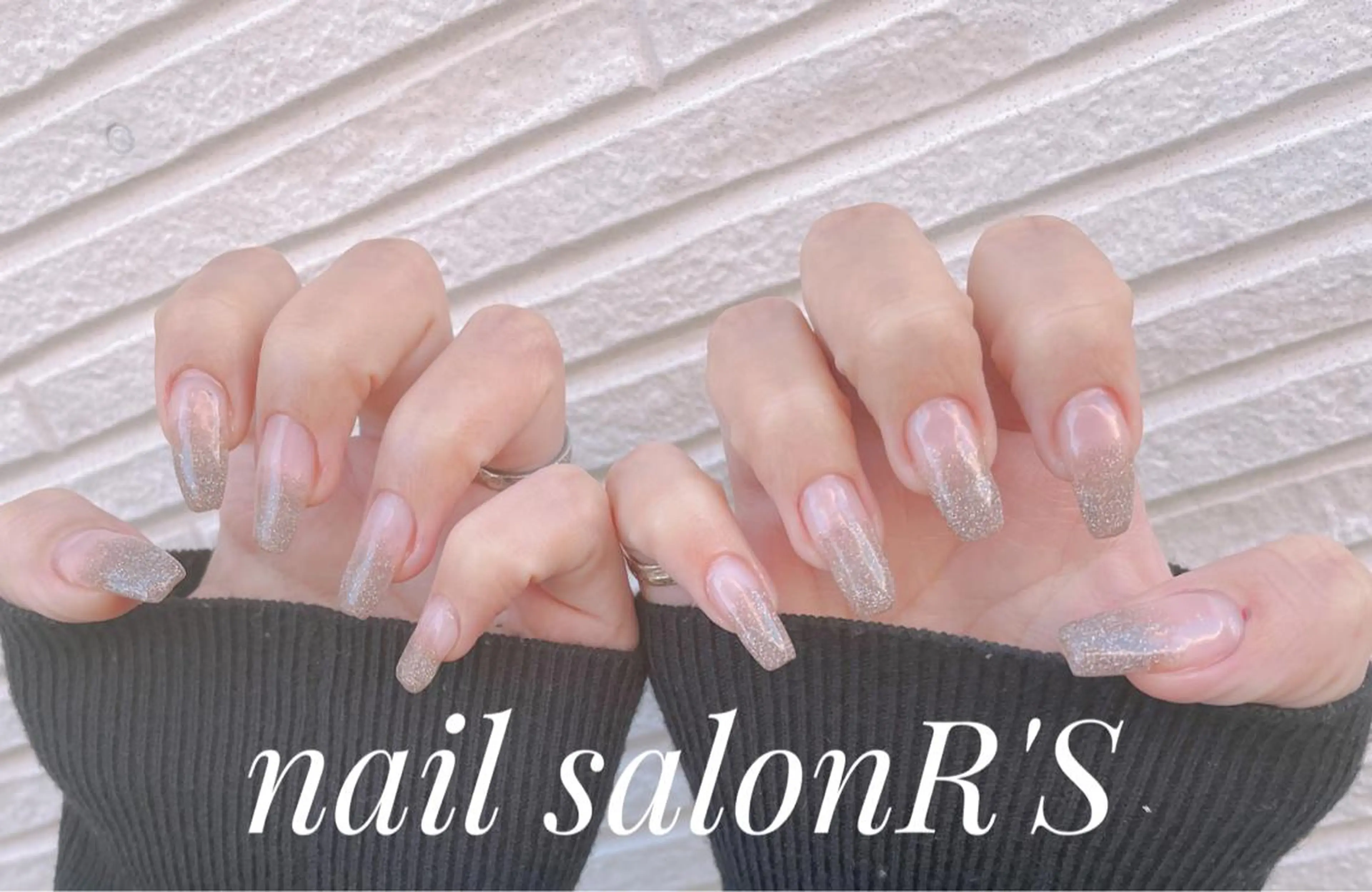 ネイル フラッシュネイル グラデーション ラメ(グリッター) ラメグラデーション nail salon R'sのネイルデザイン