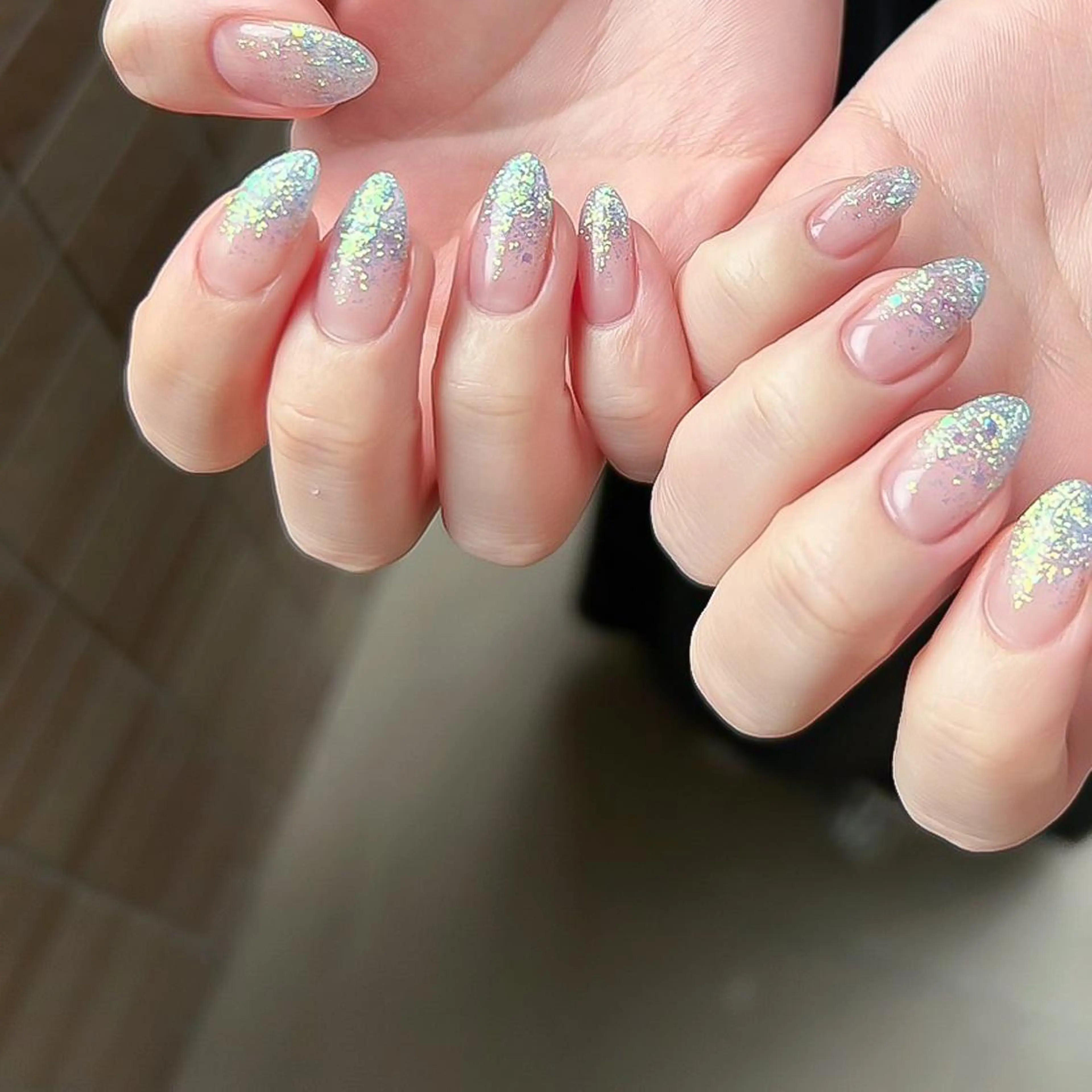 ネイル グラデーション ラメ(グリッター) ラメグラデーション ryu seiのネイルデザイン