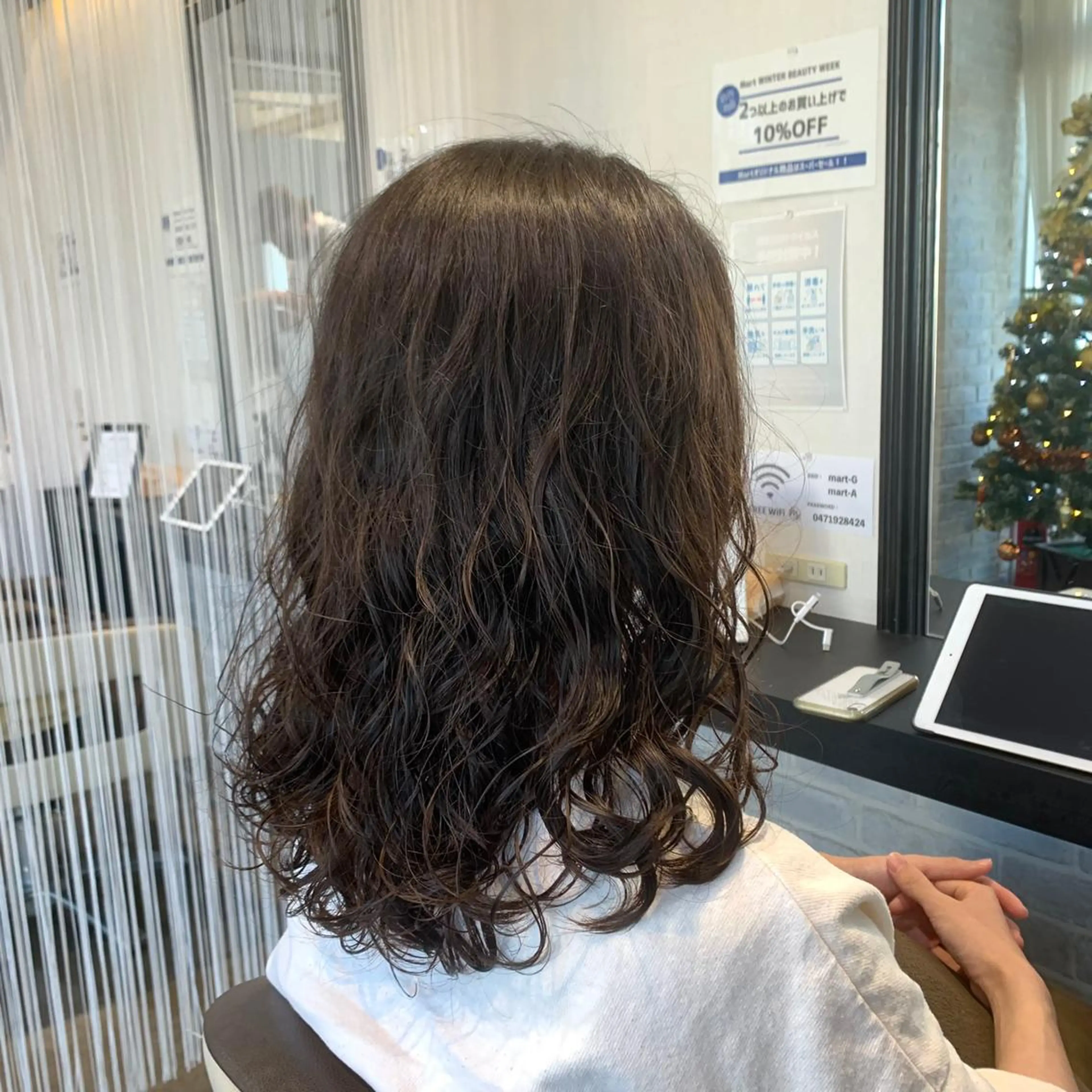 パーマ 川村 綾のヘアスタイル