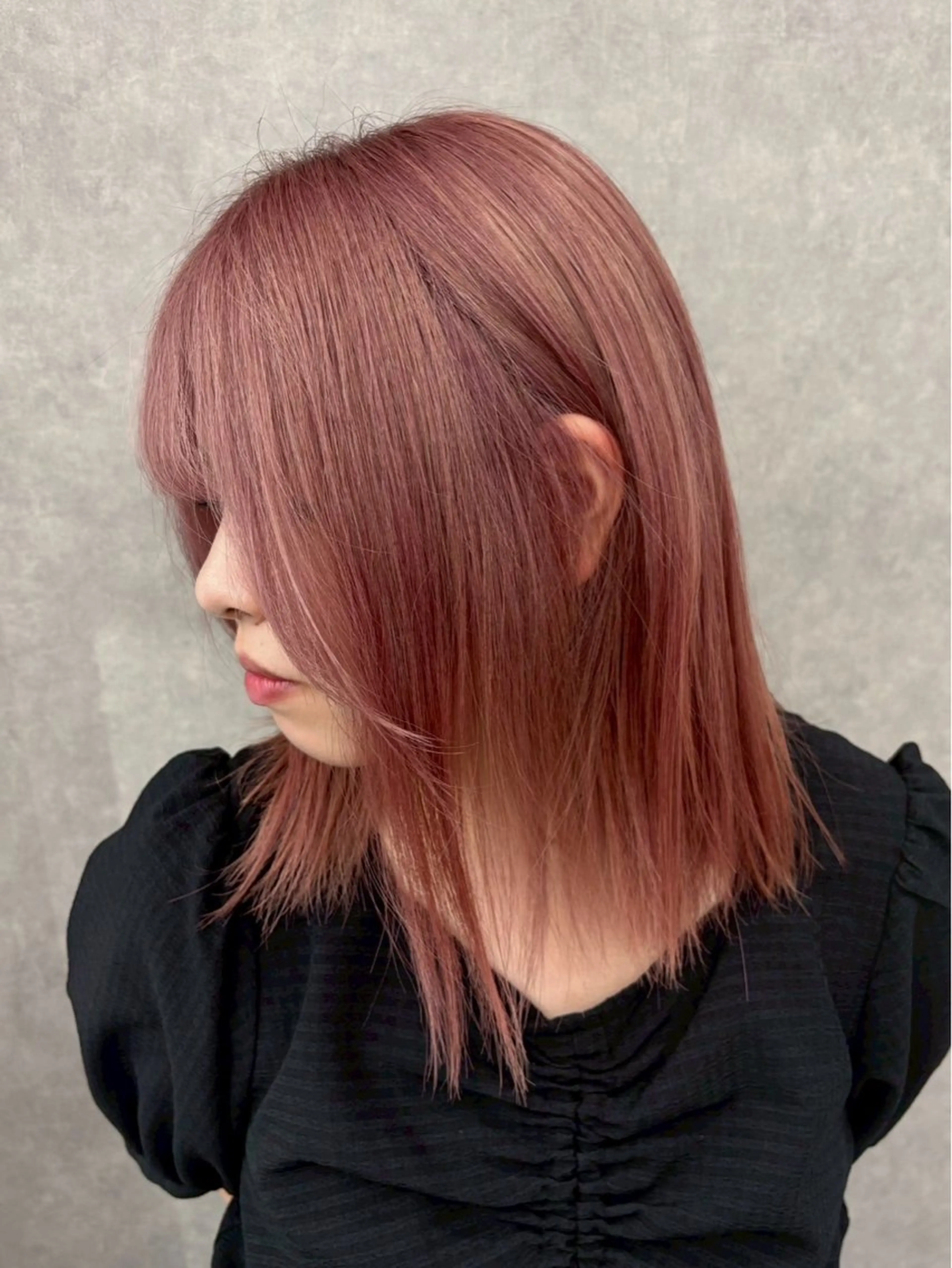 ミディアム カラー ヘアカラー いろあそび 八王子所属・きぃちゃん/カラー 特化/いろあそび🦋のヘアスタイル