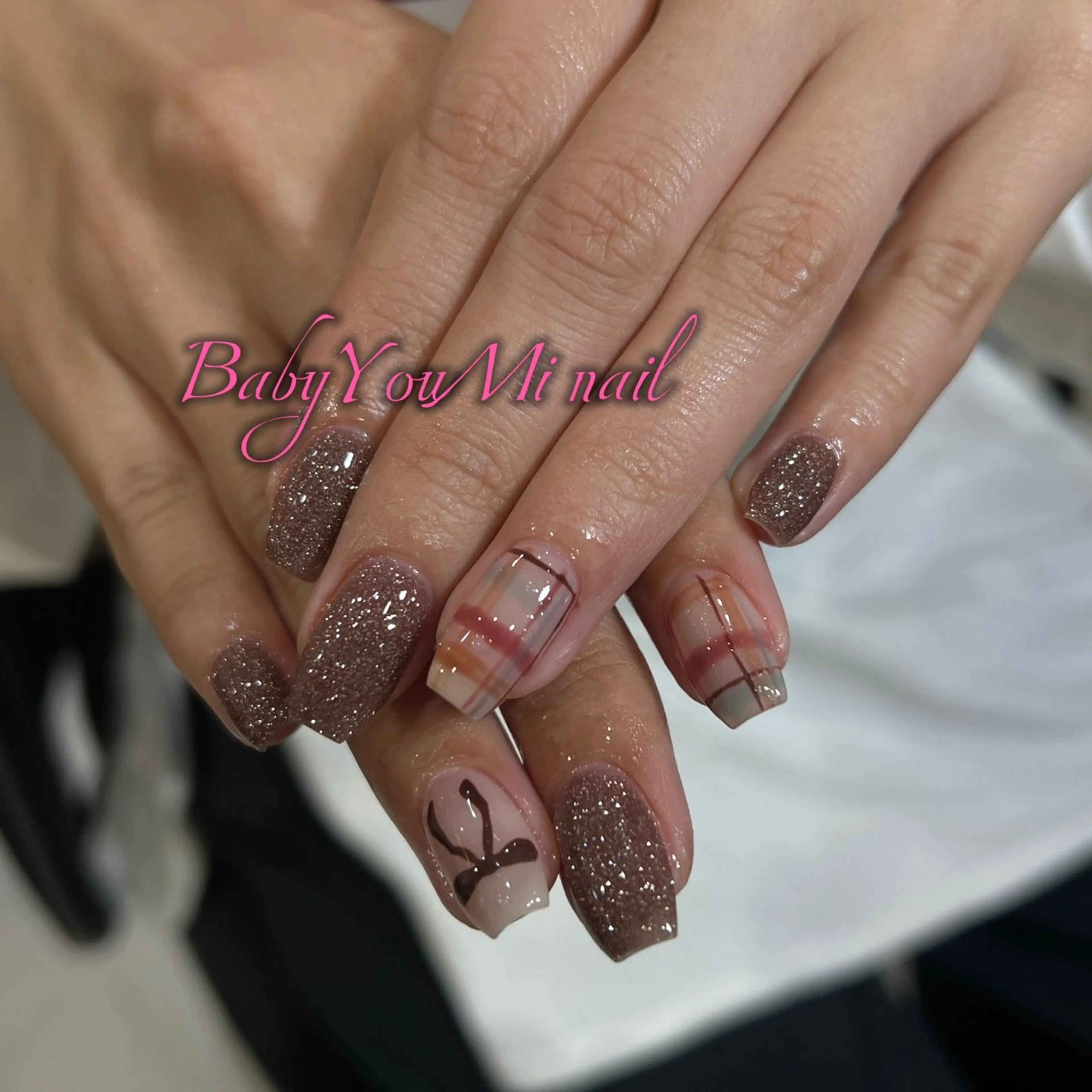 ネイル オーロラネイル フラワーネイル フットネイル フレンチネイル ジェルネイル ハンドネイル BabyYouMi ねねのネイルデザイン