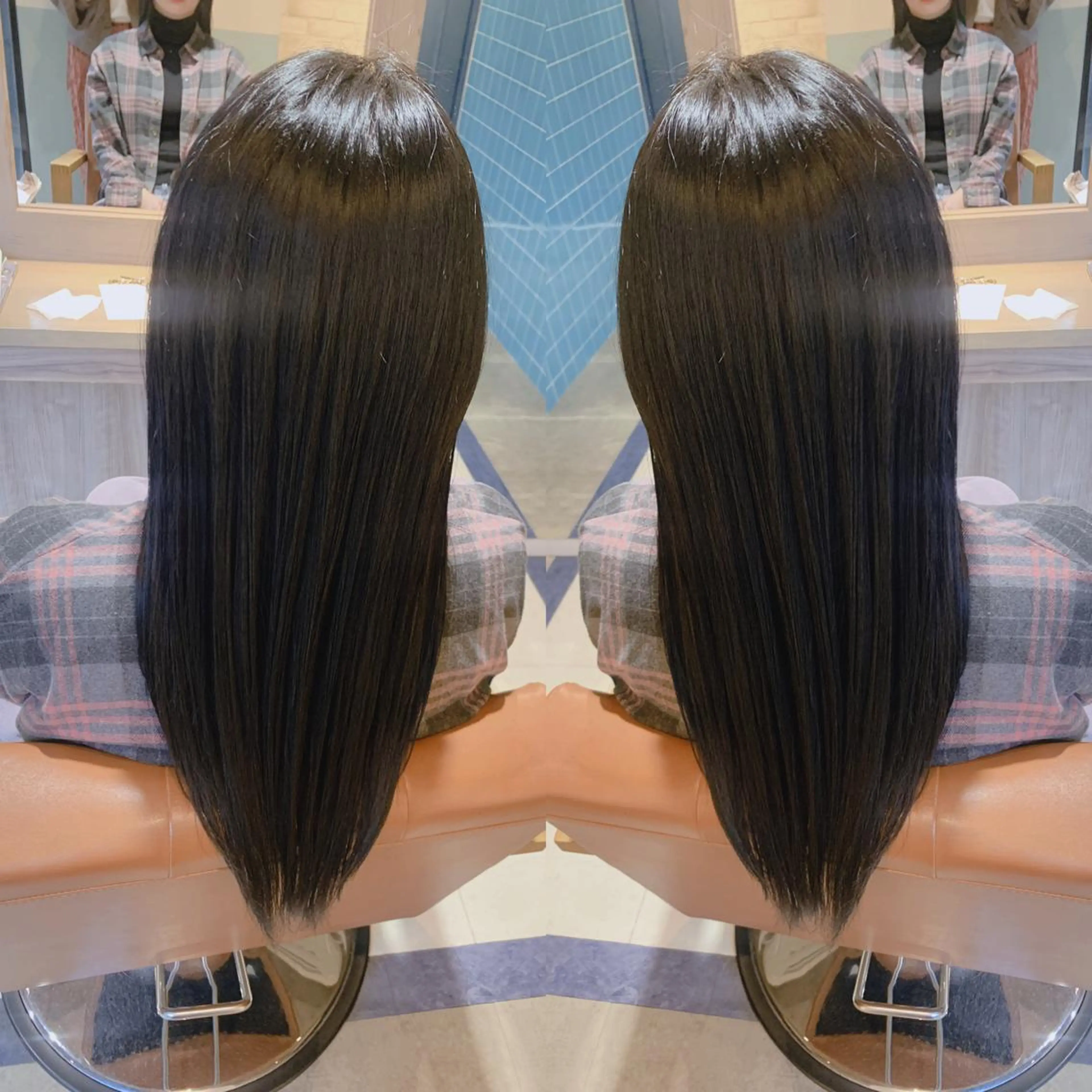 ロング 韓国🇰🇷 ✂︎hair 内田愛のヘアスタイル