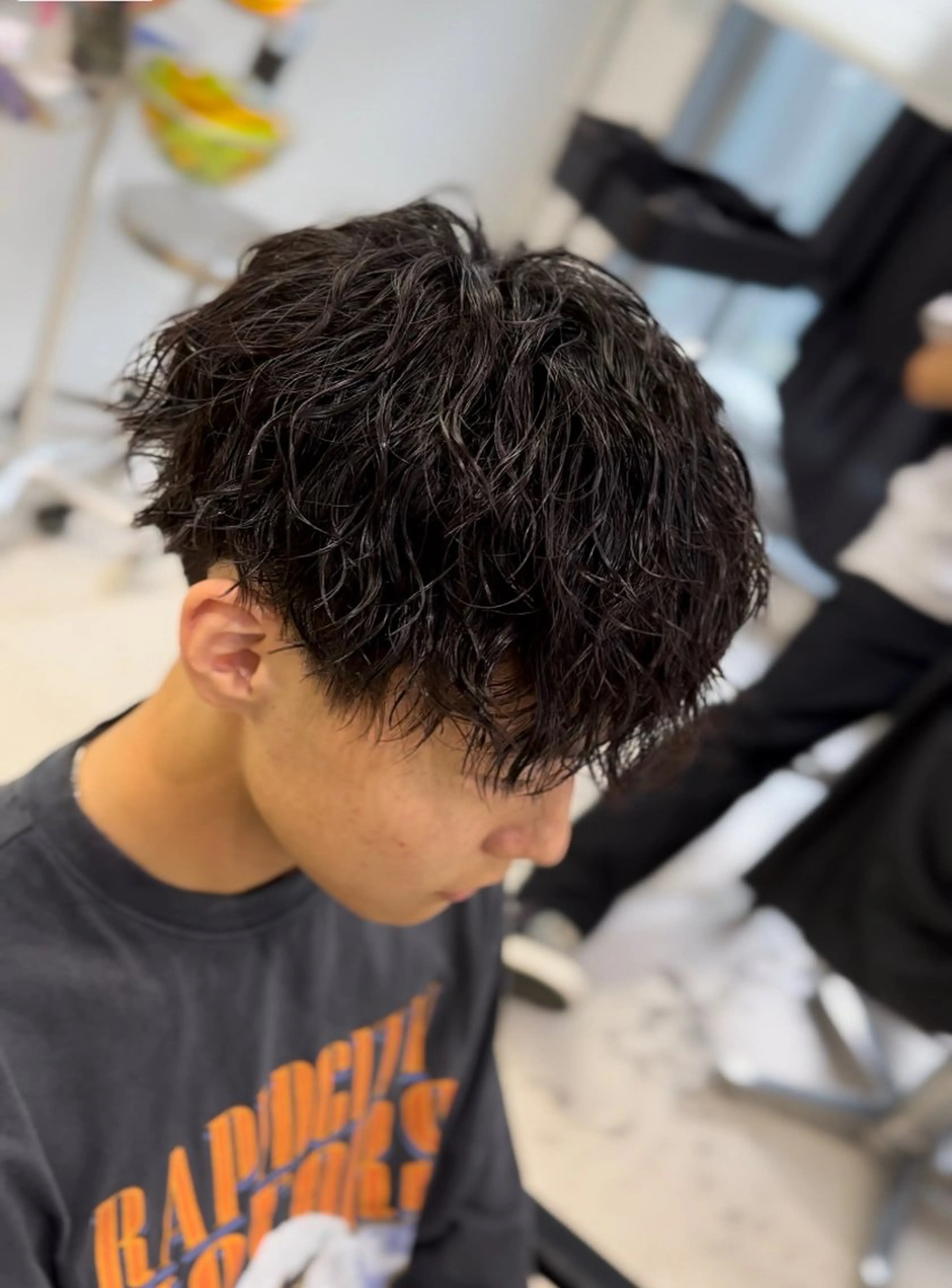 パーマ メンズ 横浜メンズマッシュ カット/ショウゴのヘアスタイル