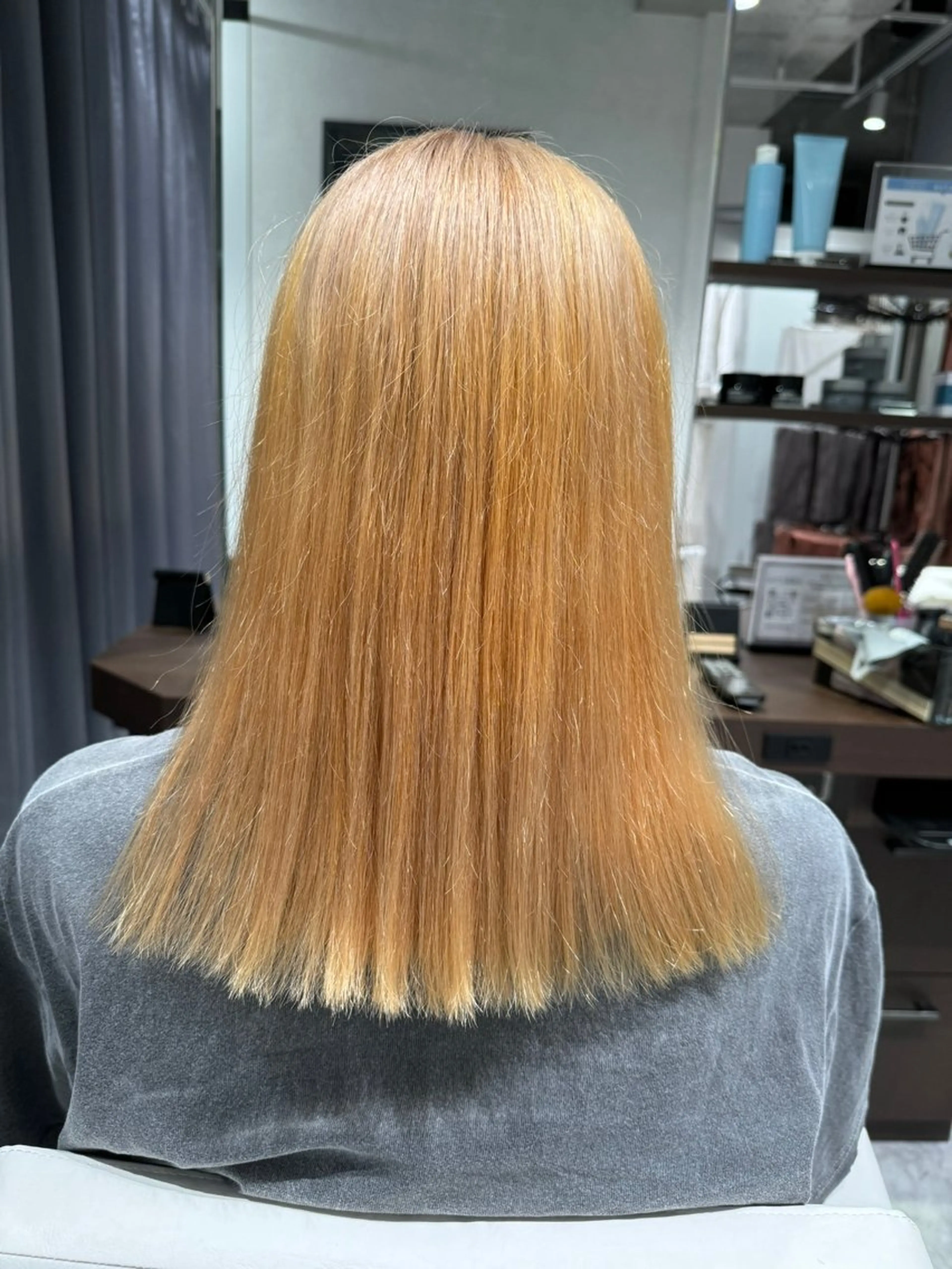 セミロング カラー ベージュカラー レディースモデル募集 ✨辻 日向のヘアスタイル