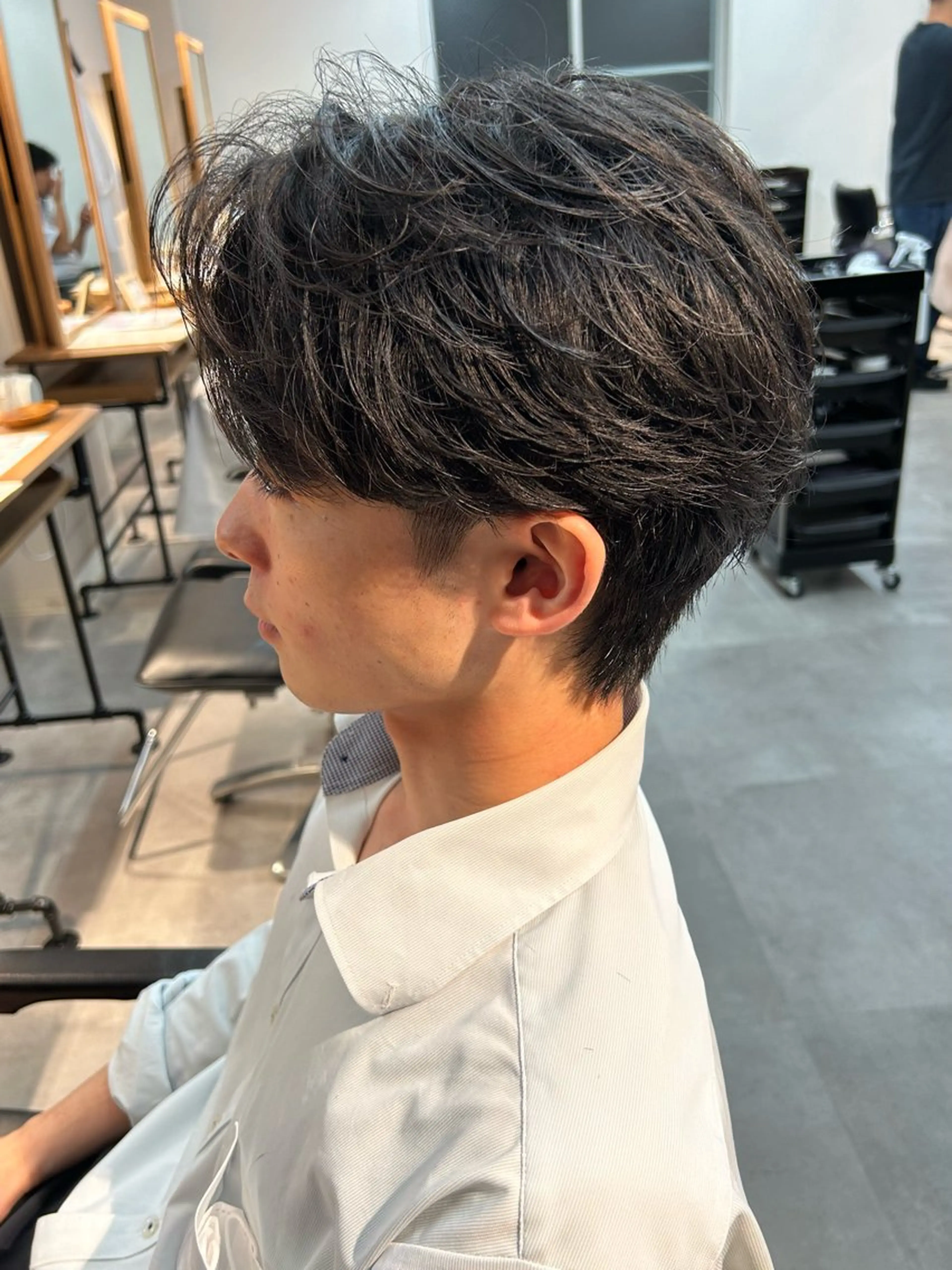 パーマ メンズ フェザーパーマ メンズパーマ カット パーマ 男の理想を叶える🔥 メンズパーマ特化｜関のヘアスタイル