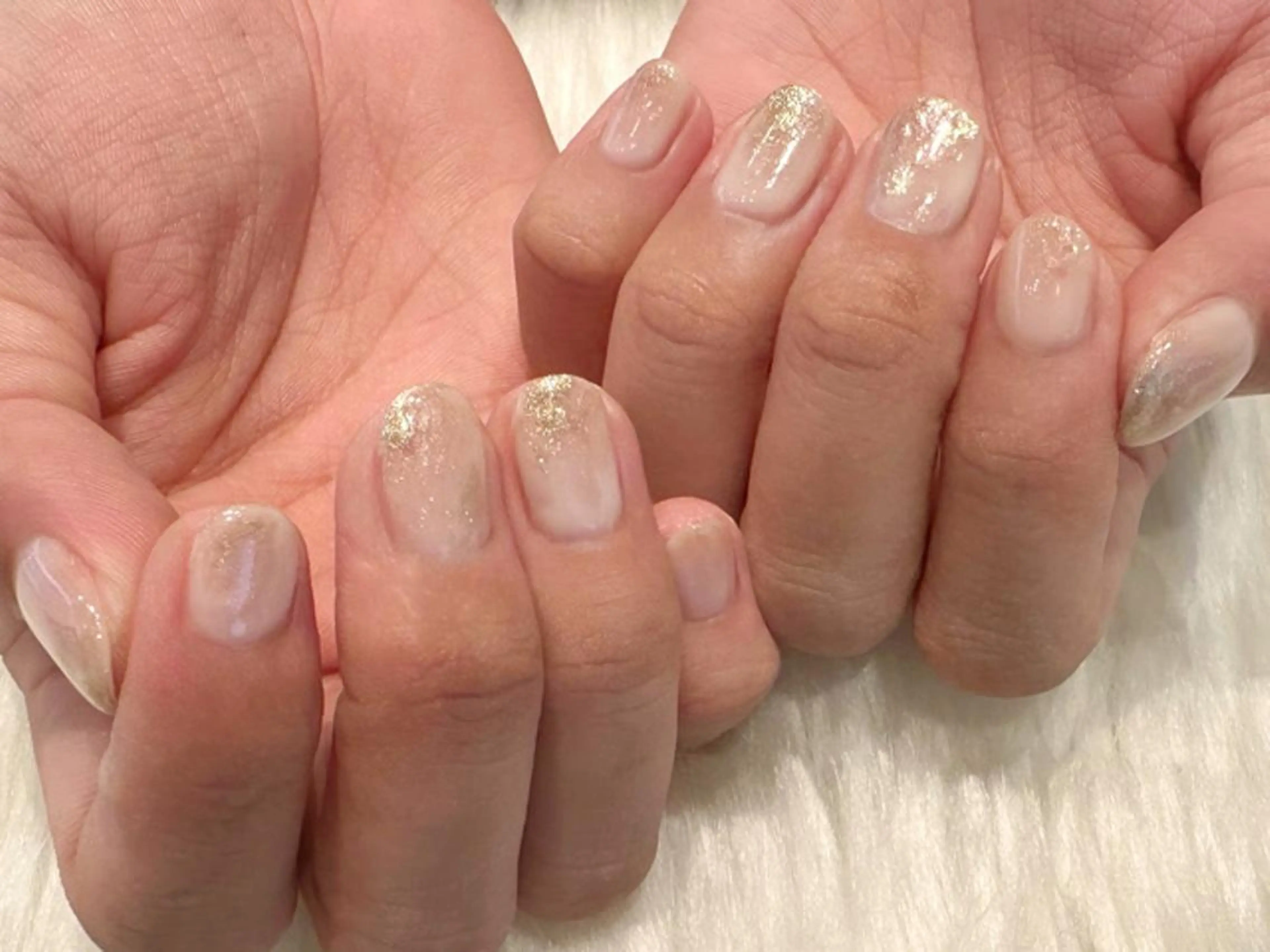 ネイル ニュアンスネイル ハンドネイル Kanai Harukaのネイルデザイン