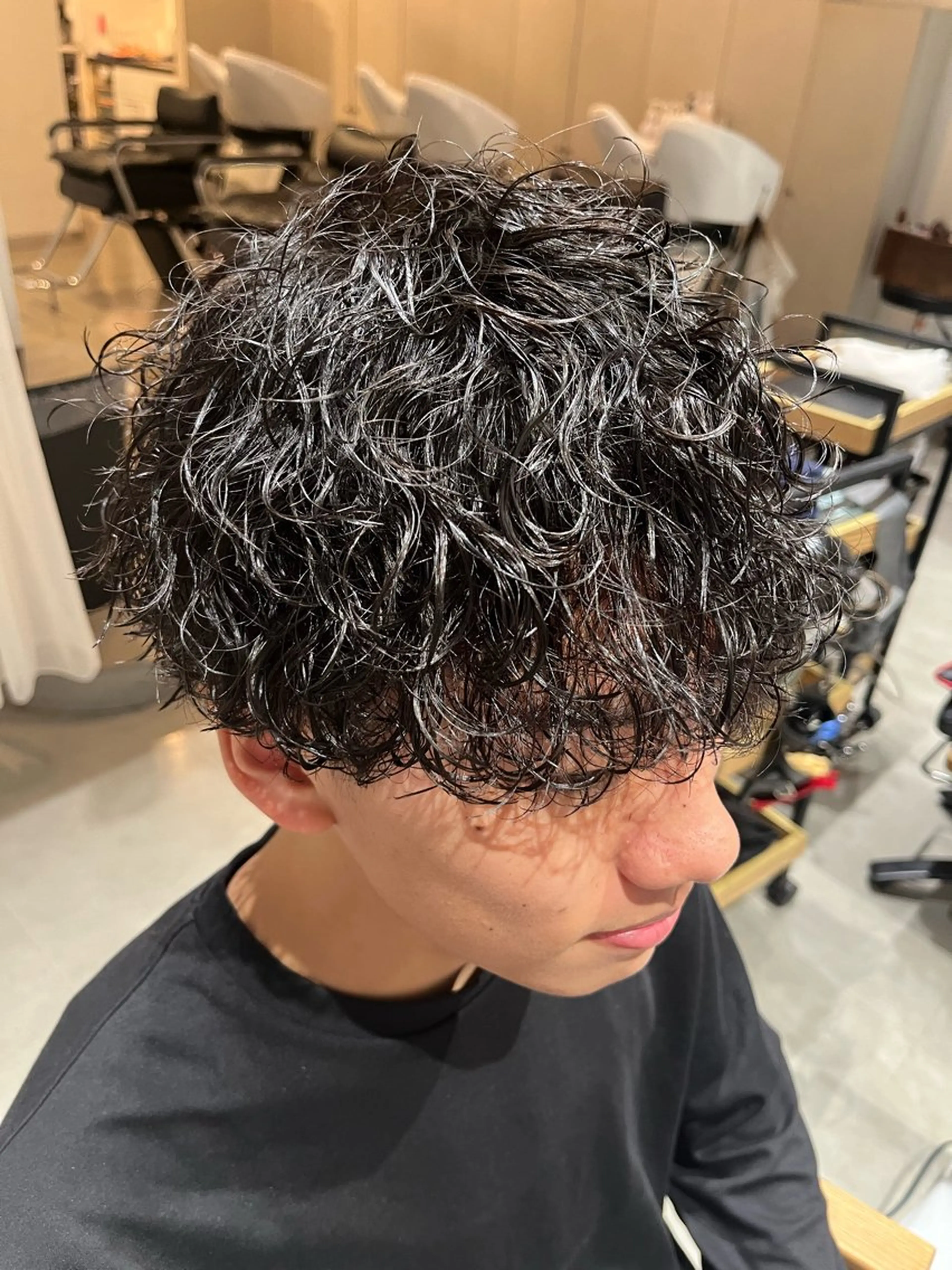 カット+パーマの写真