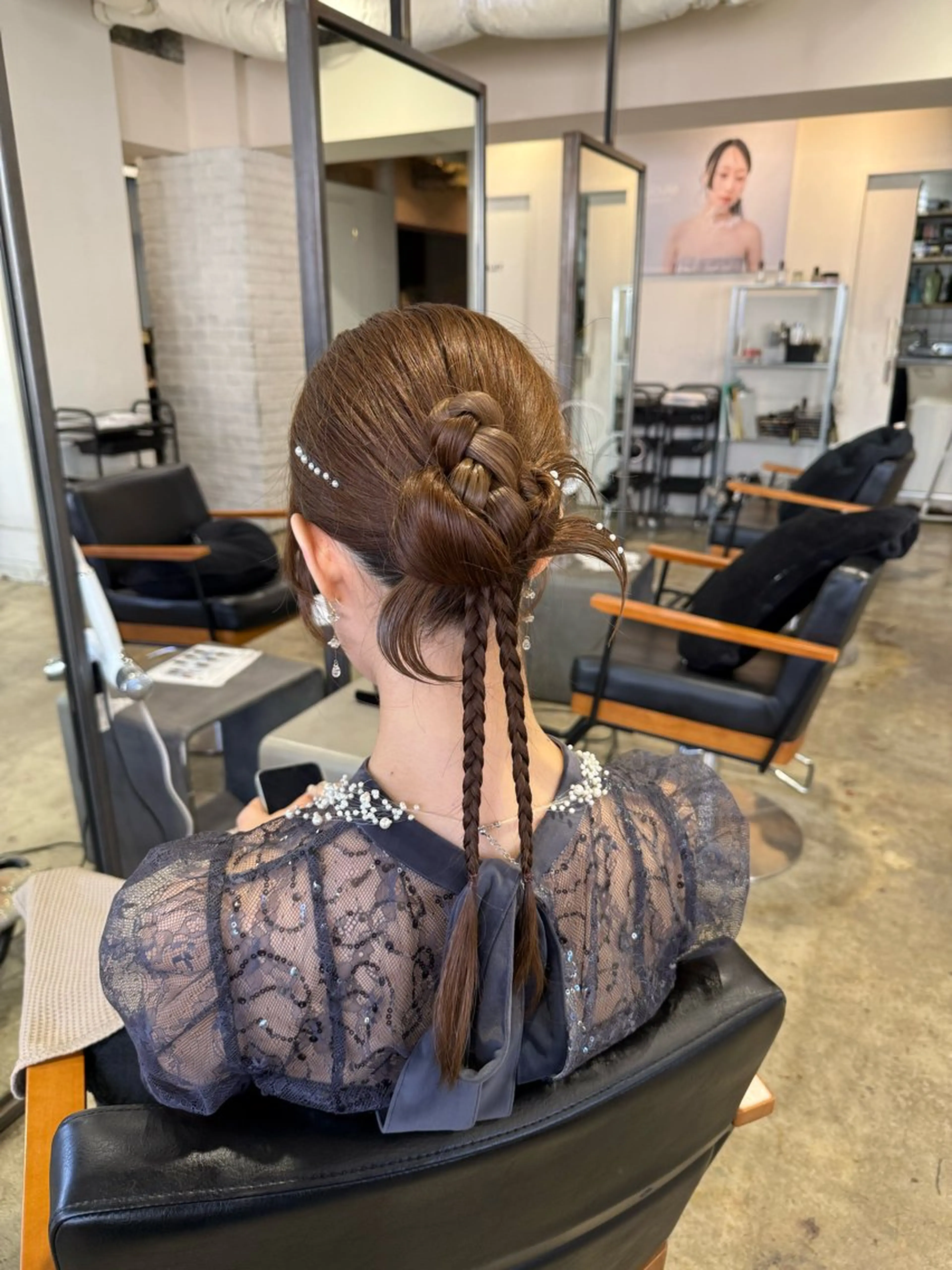 ヘアアレンジ ヘアセット 【韓国風くびれヘア】 joule小木曽輝のヘアスタイル