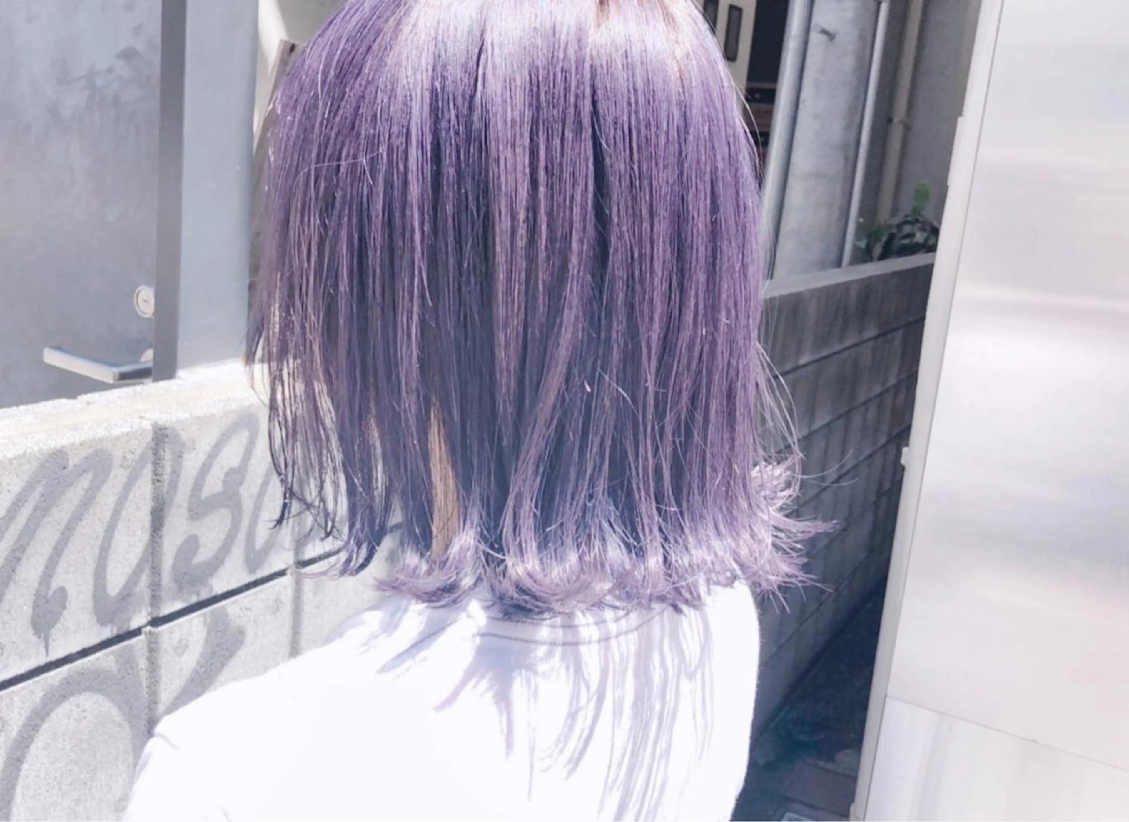 ミディアム カラー ヘアアレンジ ブリーチ 透明感カラー 透明感カラー× レイヤーカット✨高梨のヘアスタイル