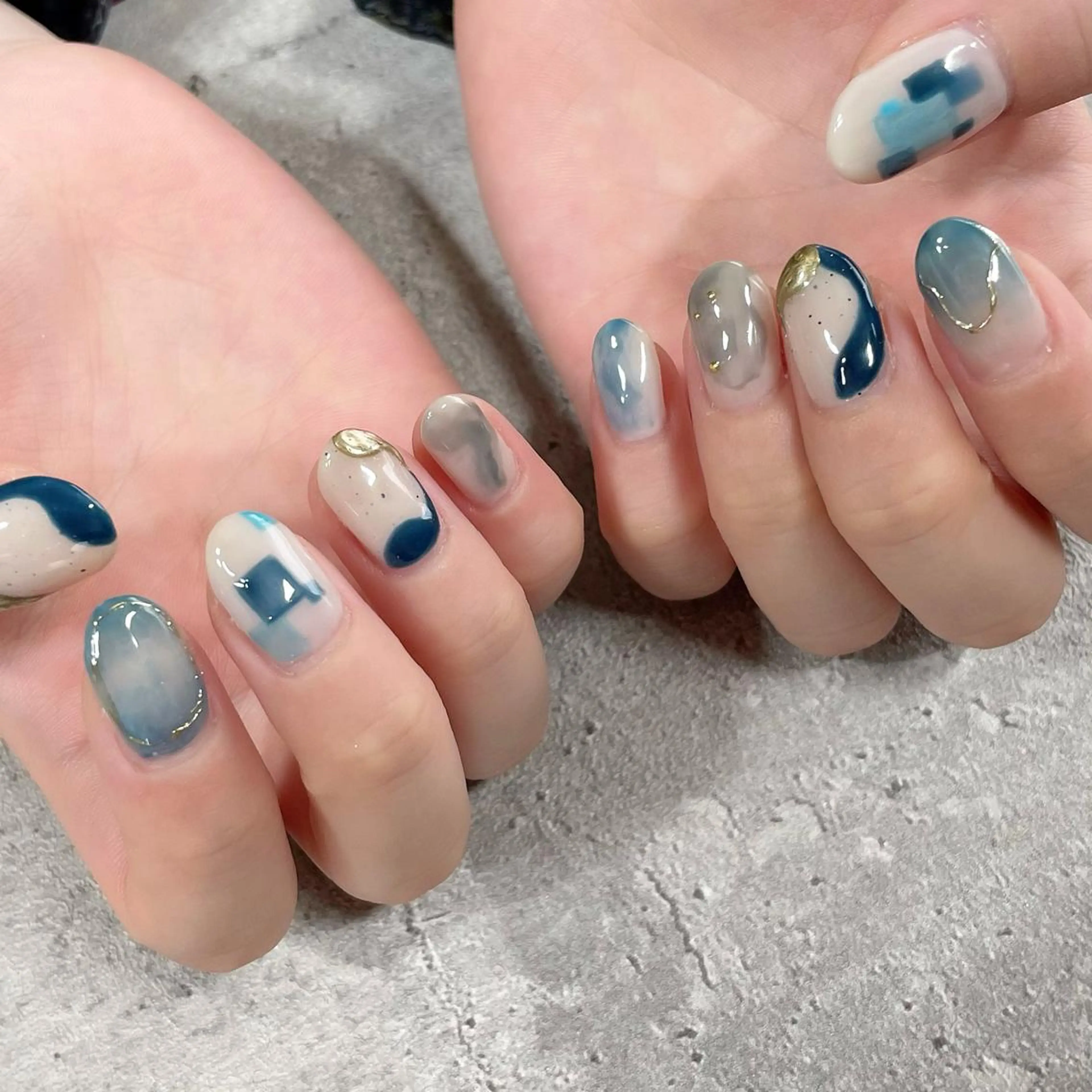 ネイル ジェルネイル 東 千夏のネイルデザイン