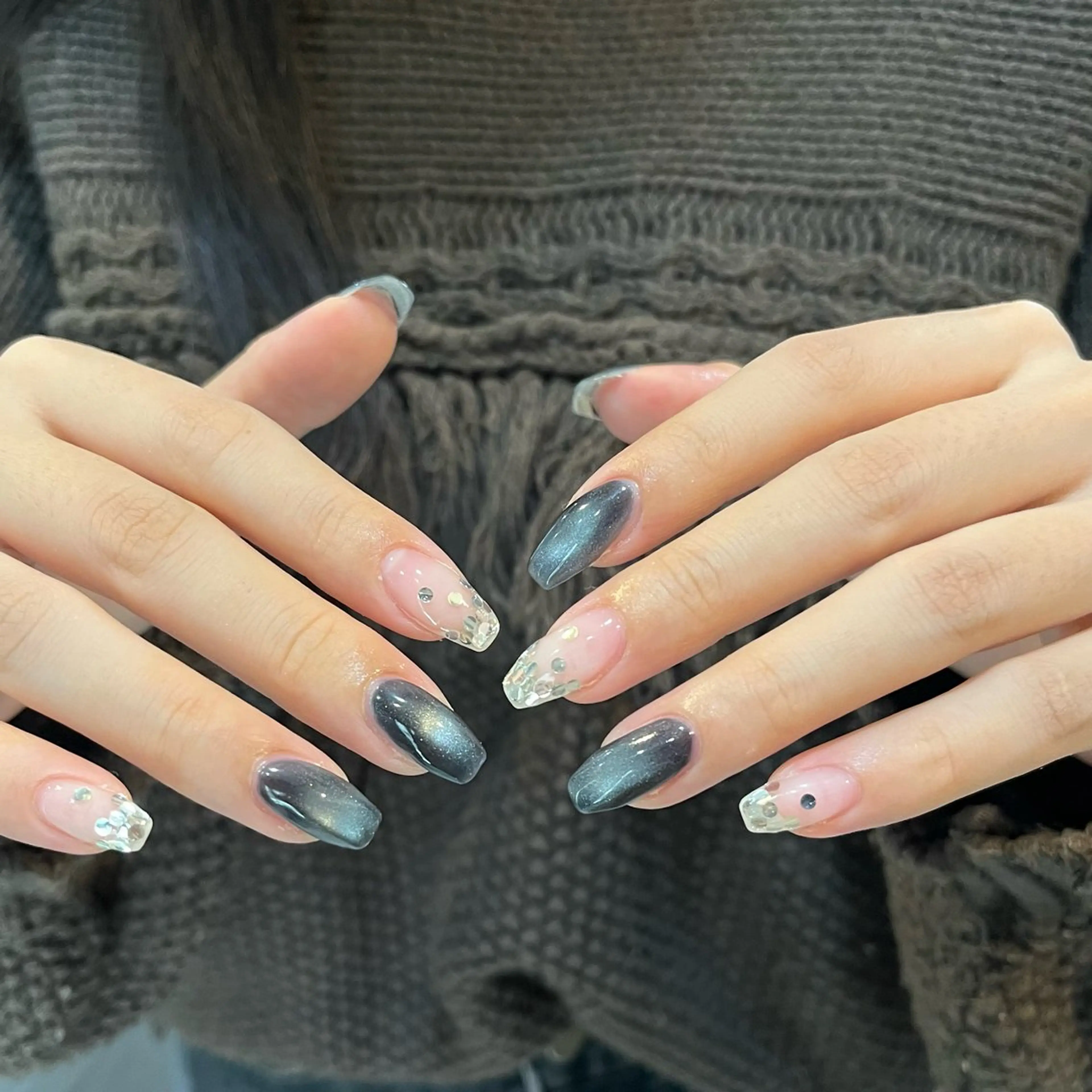 ネイル シンプルネイル ibelu 神戸三宮店所属・藤本 七瀬のネイルデザイン