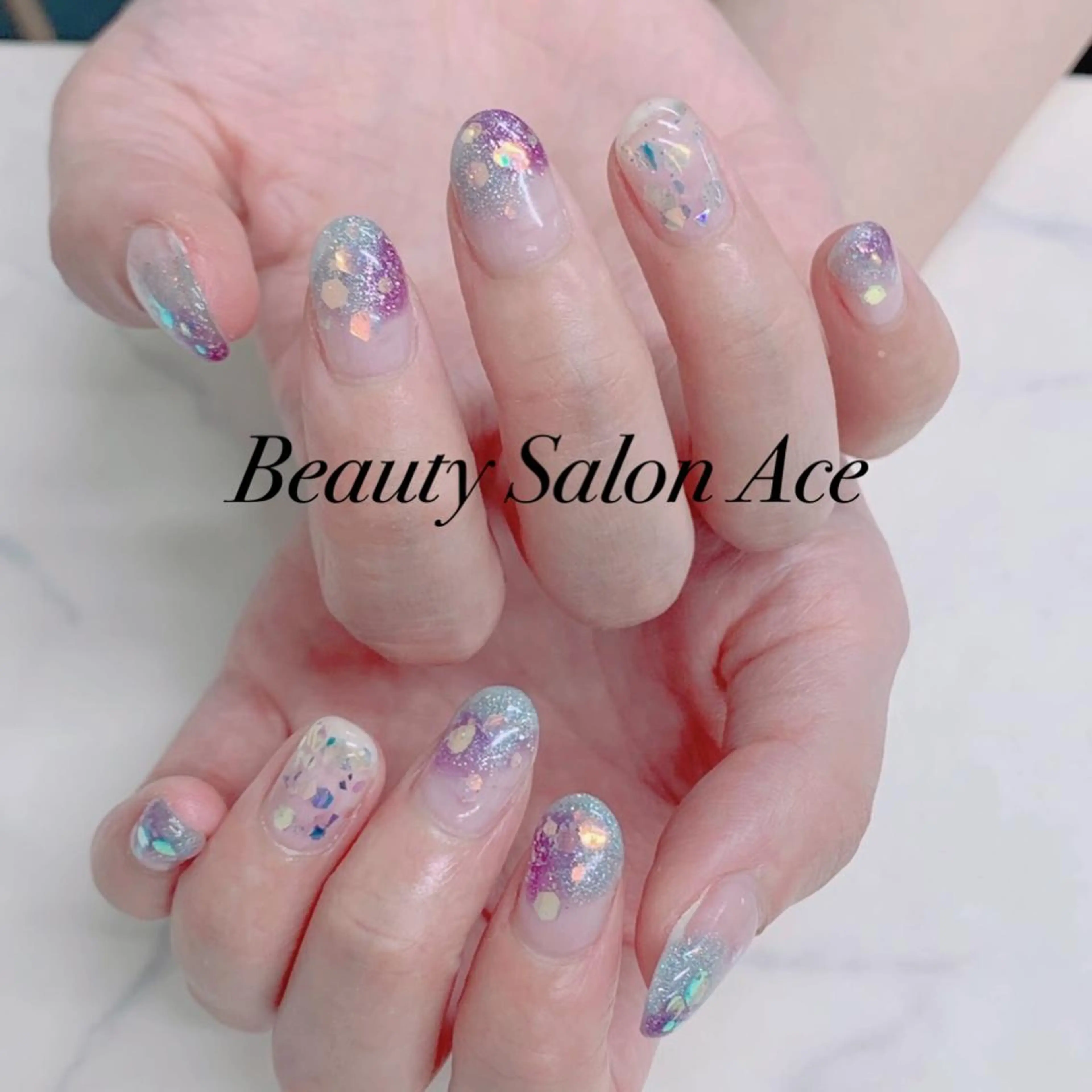 ネイル メンズネイル 夏ネイル ハンドネイル ハンドケア Beauty Salon Ace（ネイルサロン　エース）所属・池袋フィルイン Ace♡長さだしのネイルデザイン