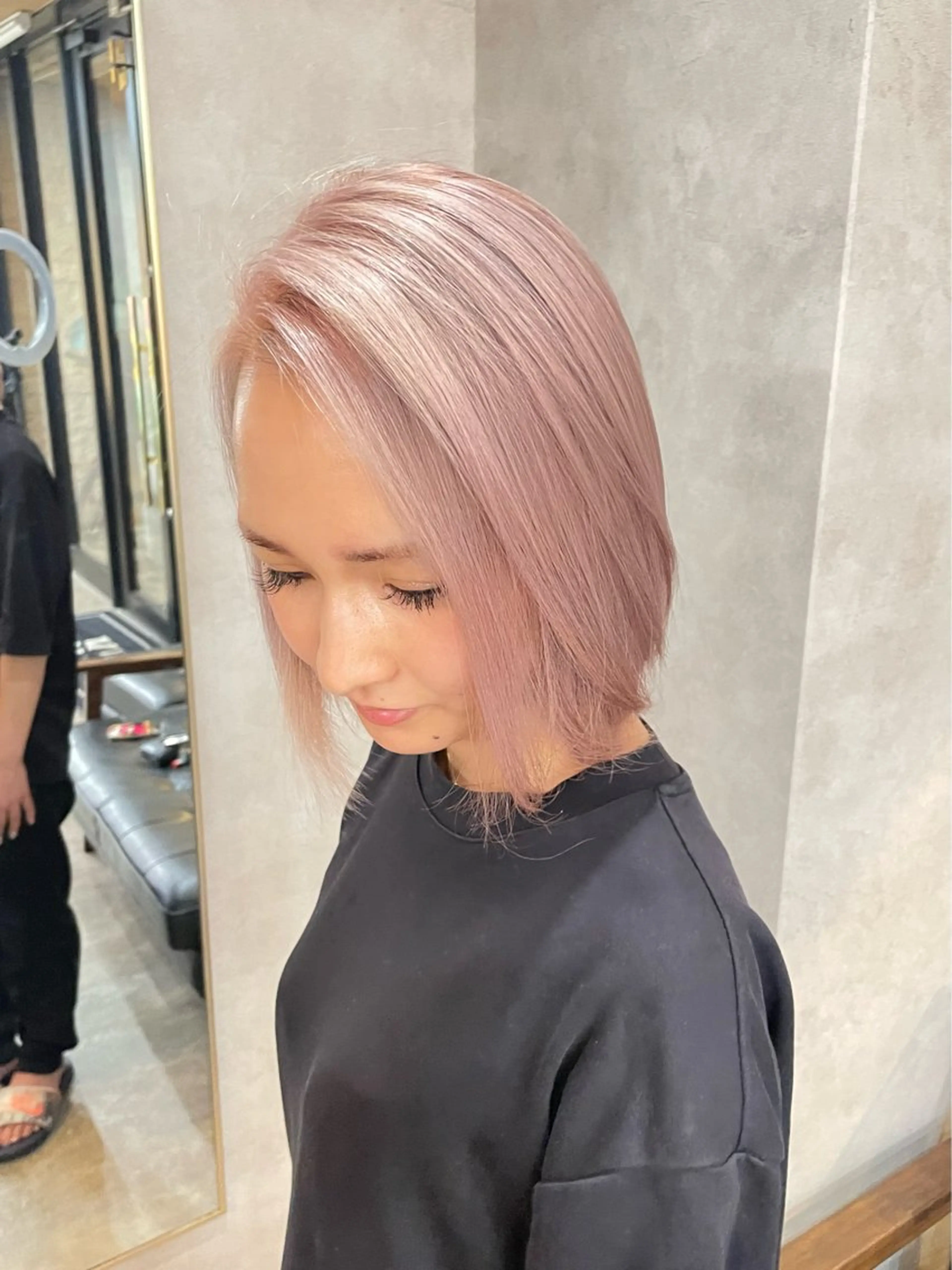 ショート ヘアカラー トリートメント 🔖RIENS /renaのヘアスタイル