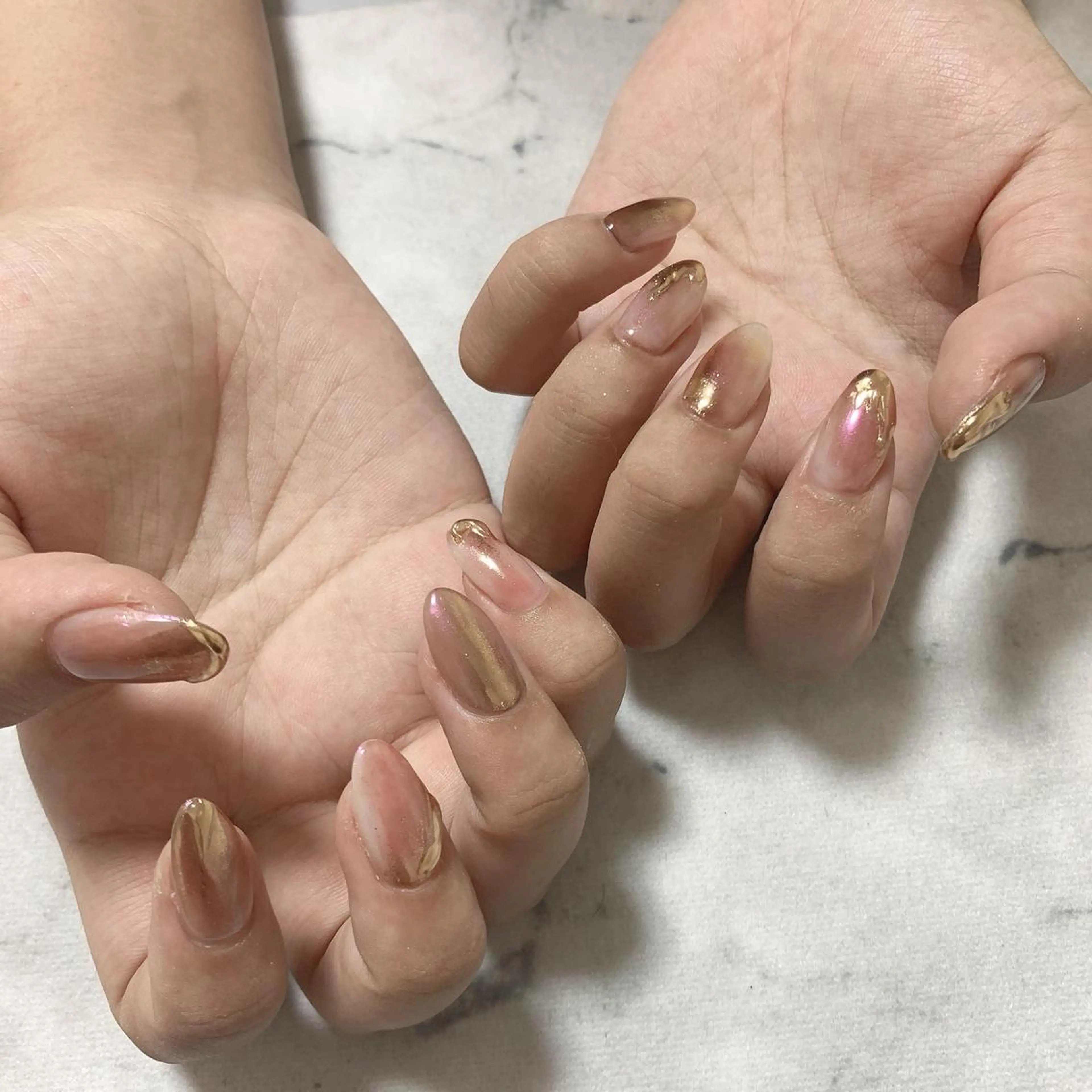 ネイル ニュアンスネイル Jeremy ♡ HARUKAのネイルデザイン