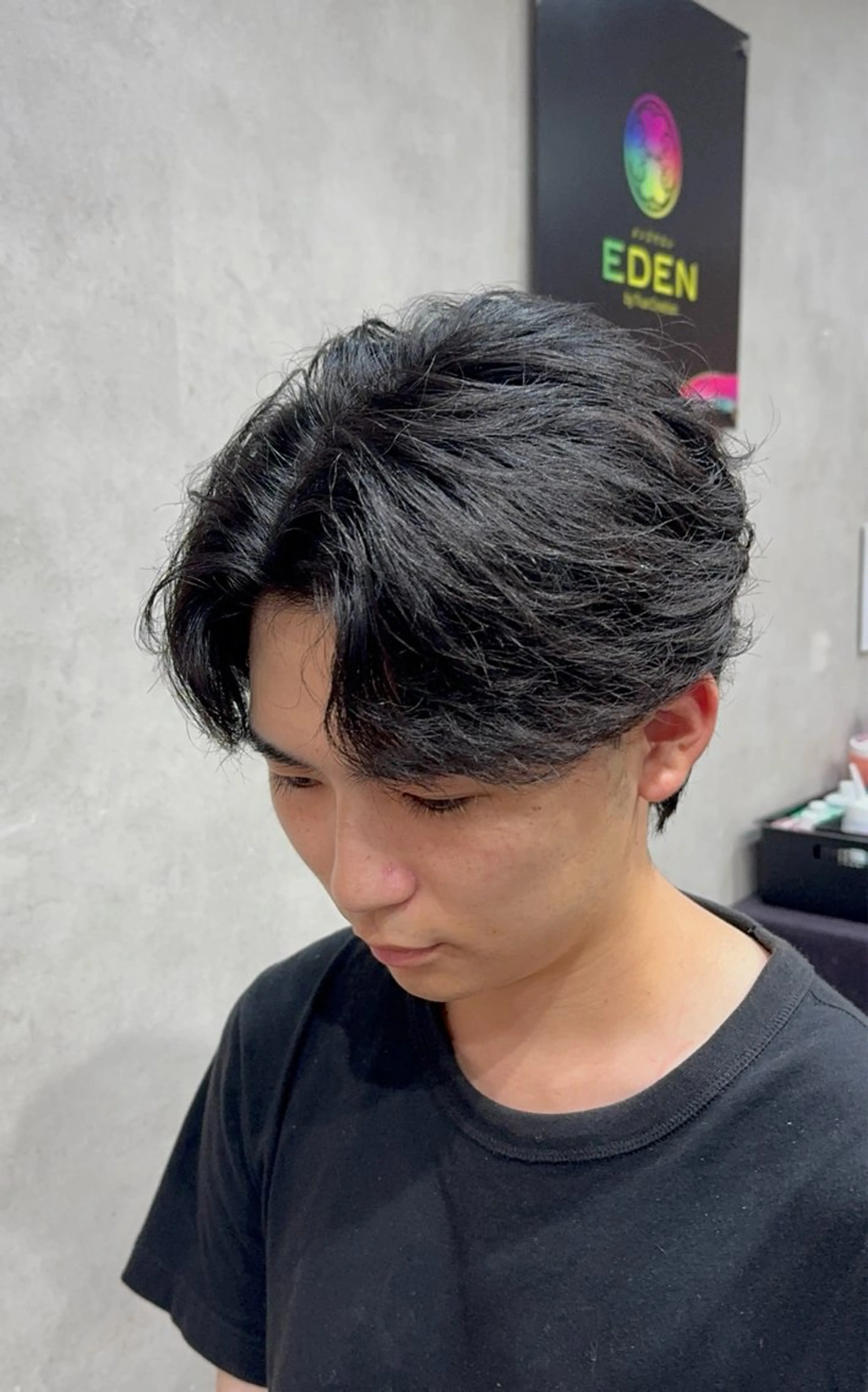 パーマ メンズ フェザーパーマ メンズパーマ カット パーマ 毛流れ/シャドウ 🇰🇷AYATOのヘアスタイル