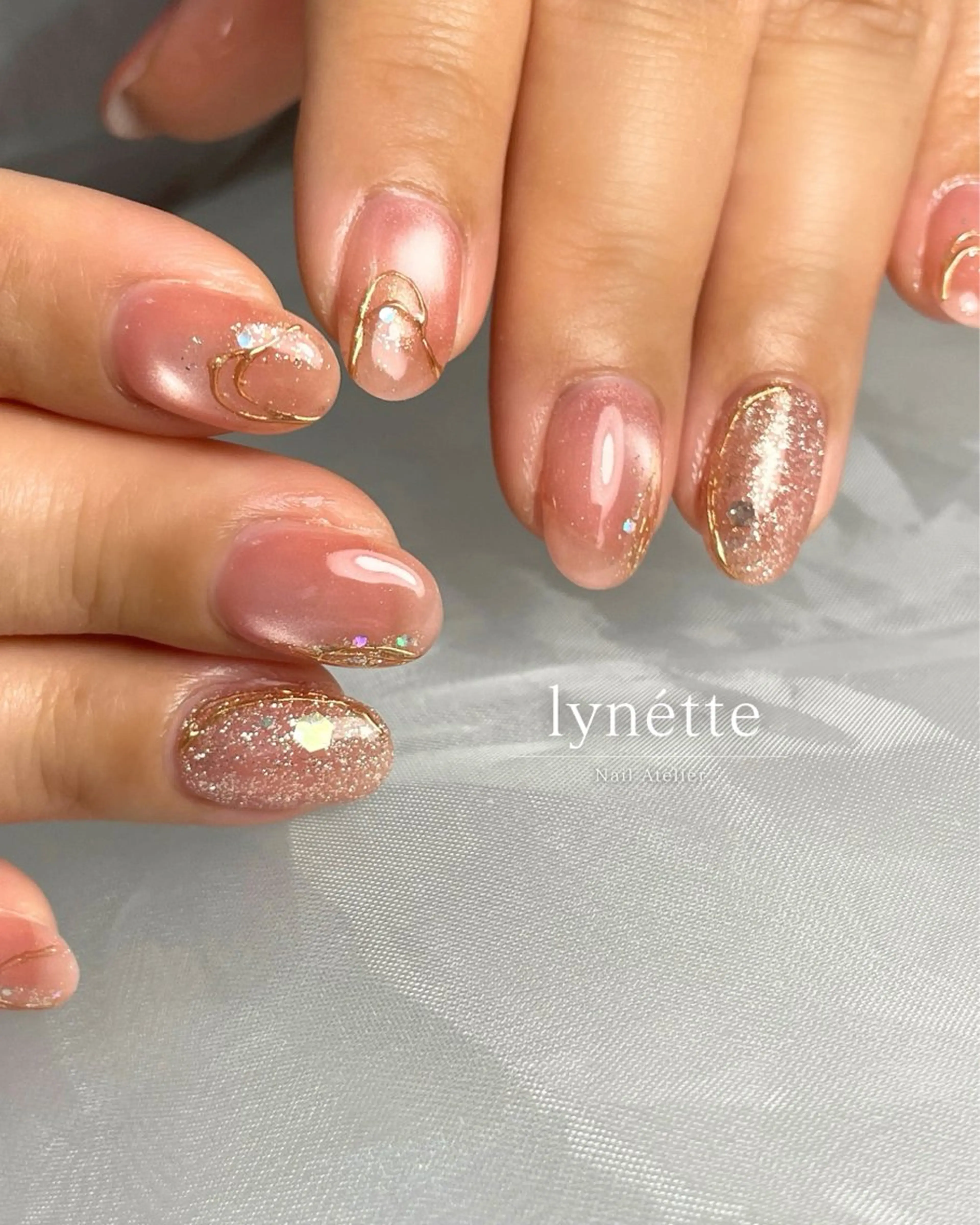 ネイル ニュアンスネイル lynétte 那覇ネイルサロンのネイルデザイン