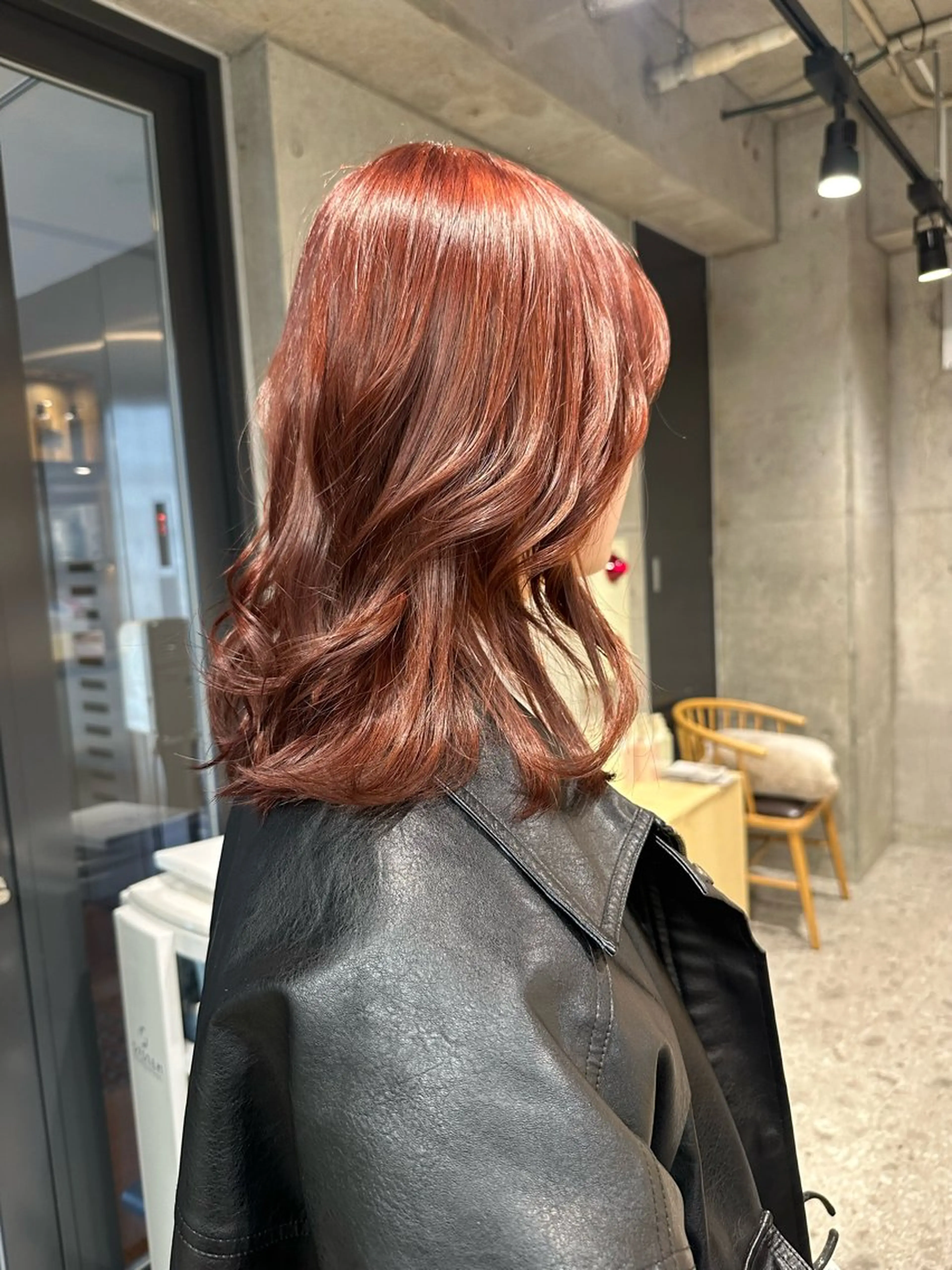 ミディアム ヘアカラー ︎🤎W color MIYU‎🤎のヘアスタイル