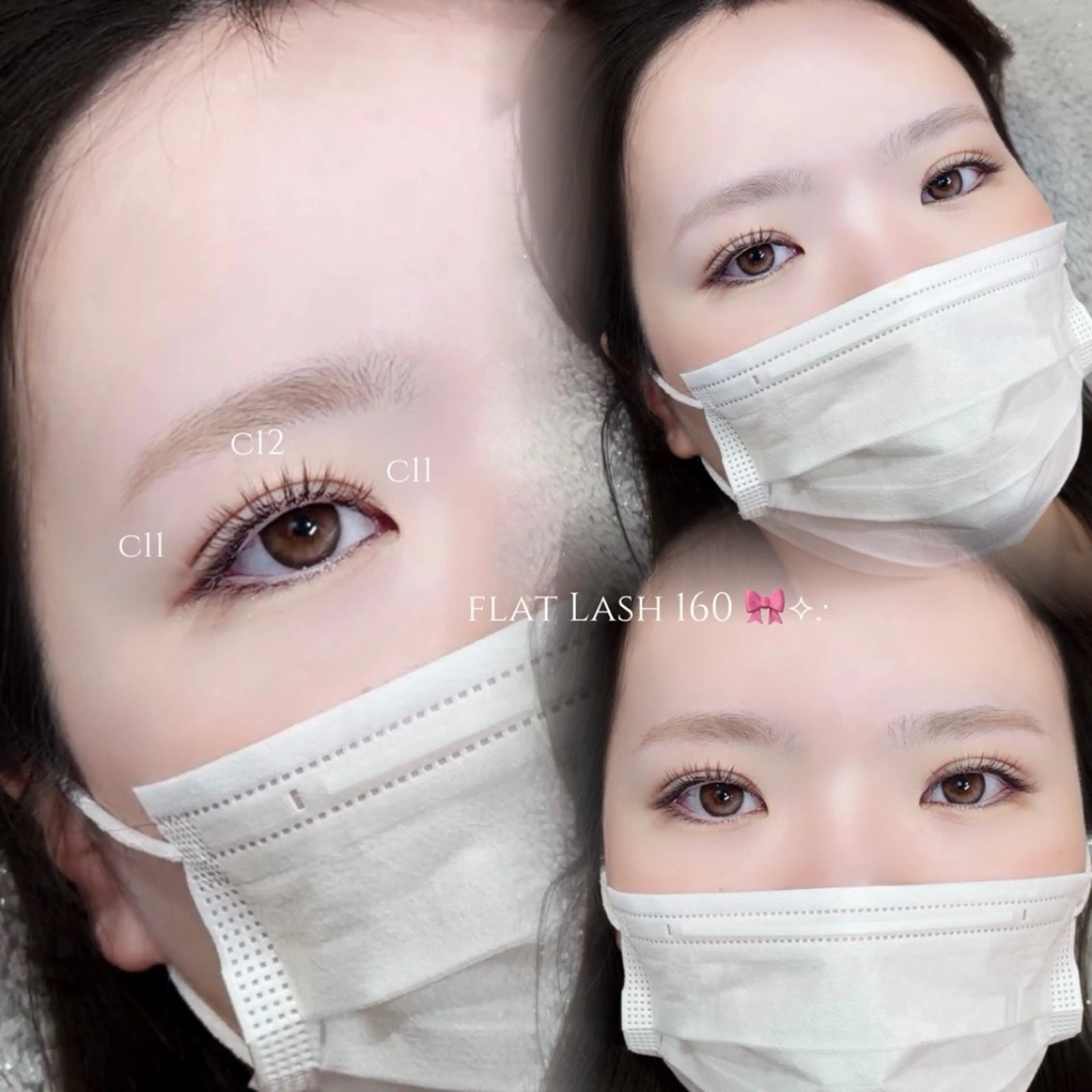 マツエク・マツパ 似合わせパーマ⟡束感 まつ毛⟡mia 🎀のマツエク・マツパデザイン