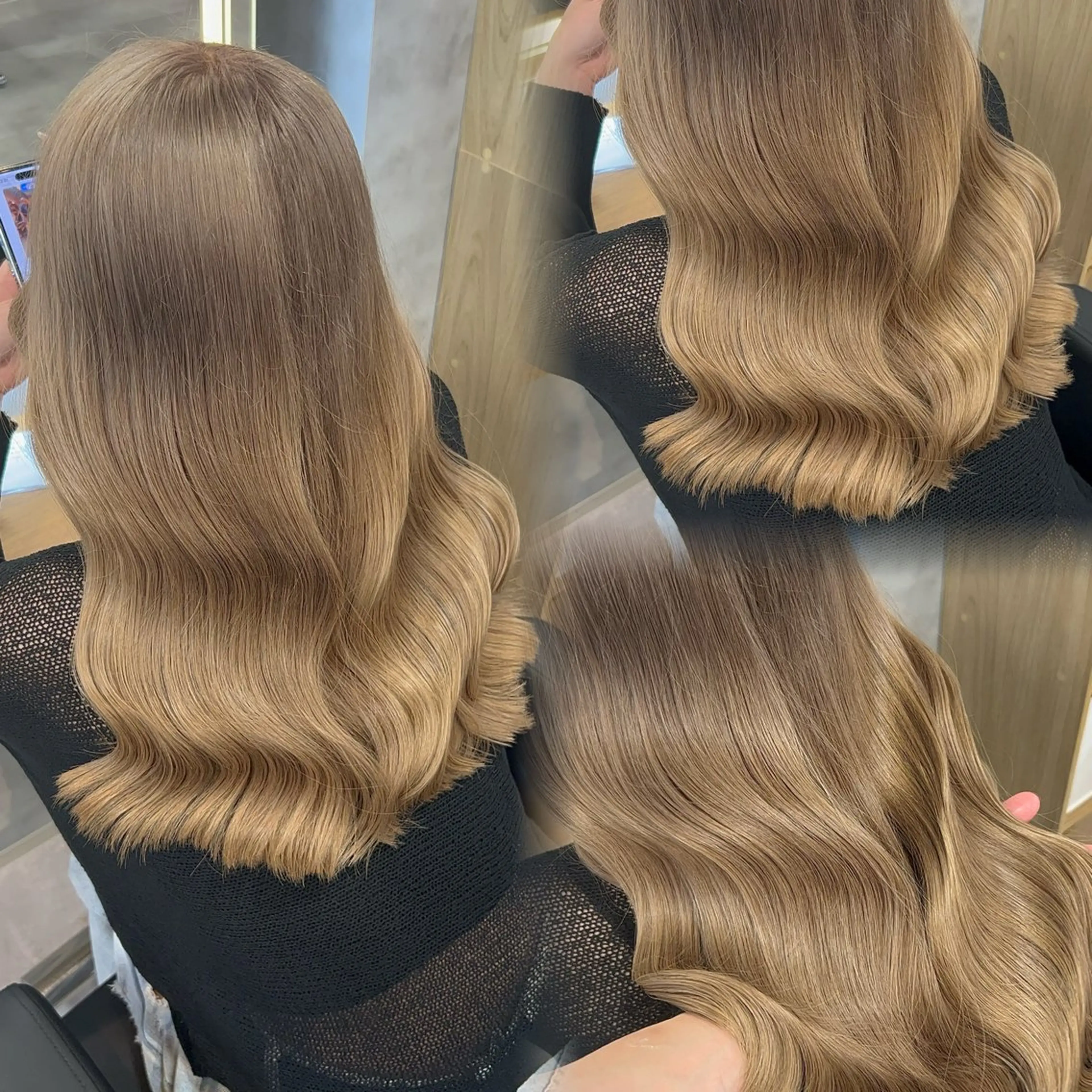 ミディアム カラー ヘアカラー トリートメント ブリーチなしの達人 🌈KAITOのヘアスタイル