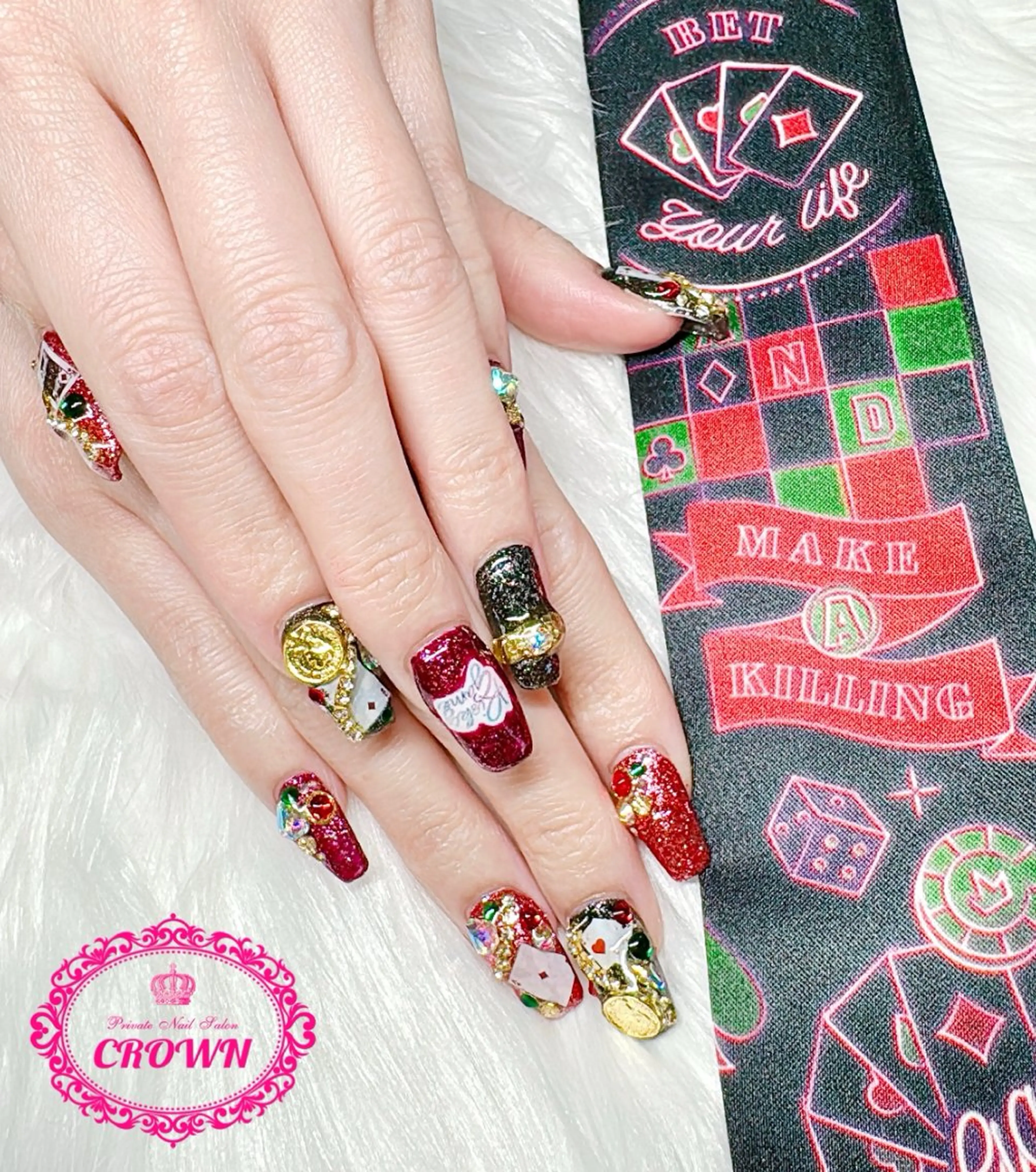 ネイル CROWN プライベートサロンのネイルデザイン