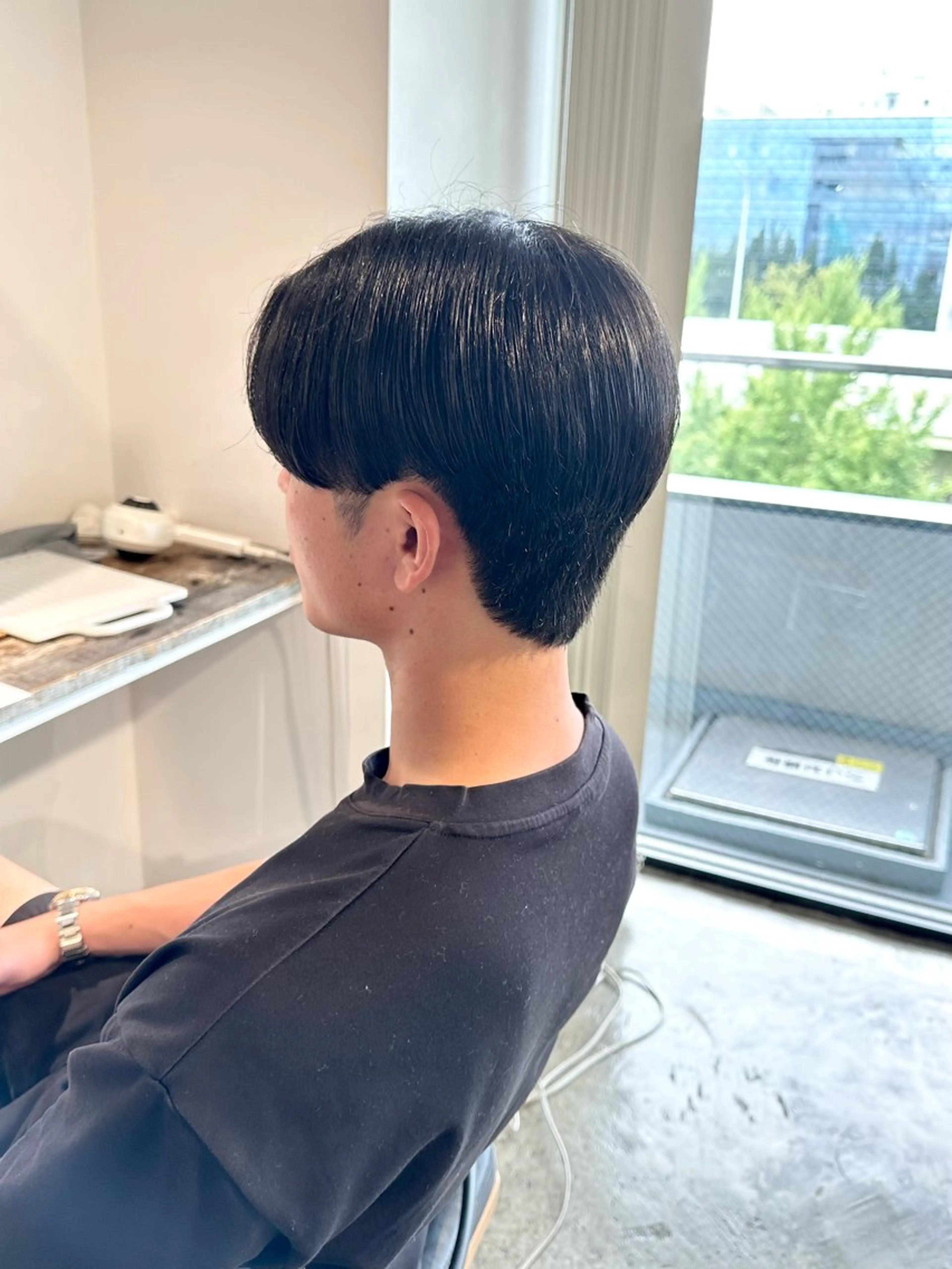 メンズ センターパート メンズ韓国風 刈り上げ カット 骨格補正施術/メンズ 専門美容師/YUYAのヘアスタイル