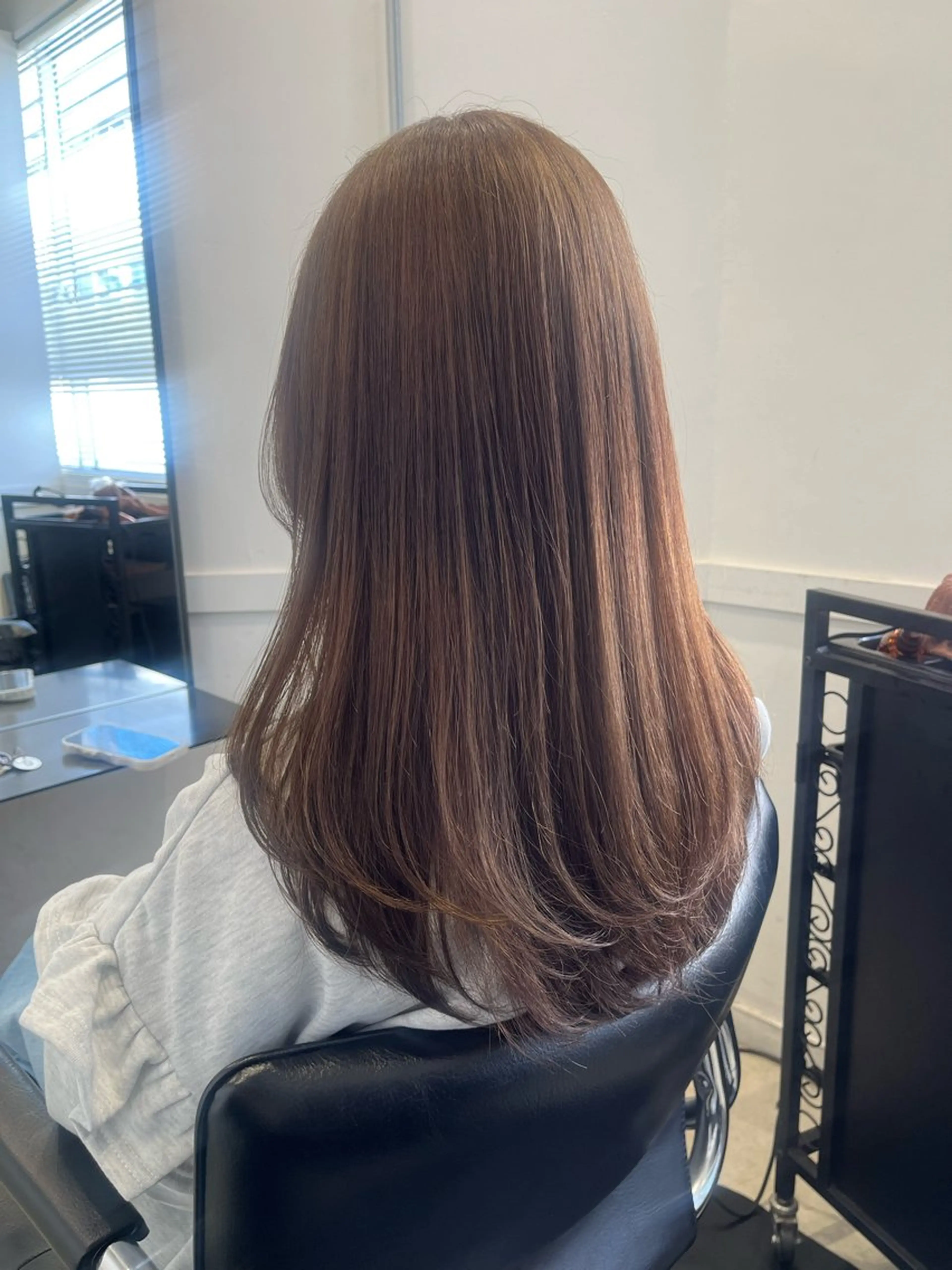 セミロング カラー ヘアカラー トリートメント Go   Today シェアサロン　横浜店所属・【ただの天才 🎨】のヘアスタイル