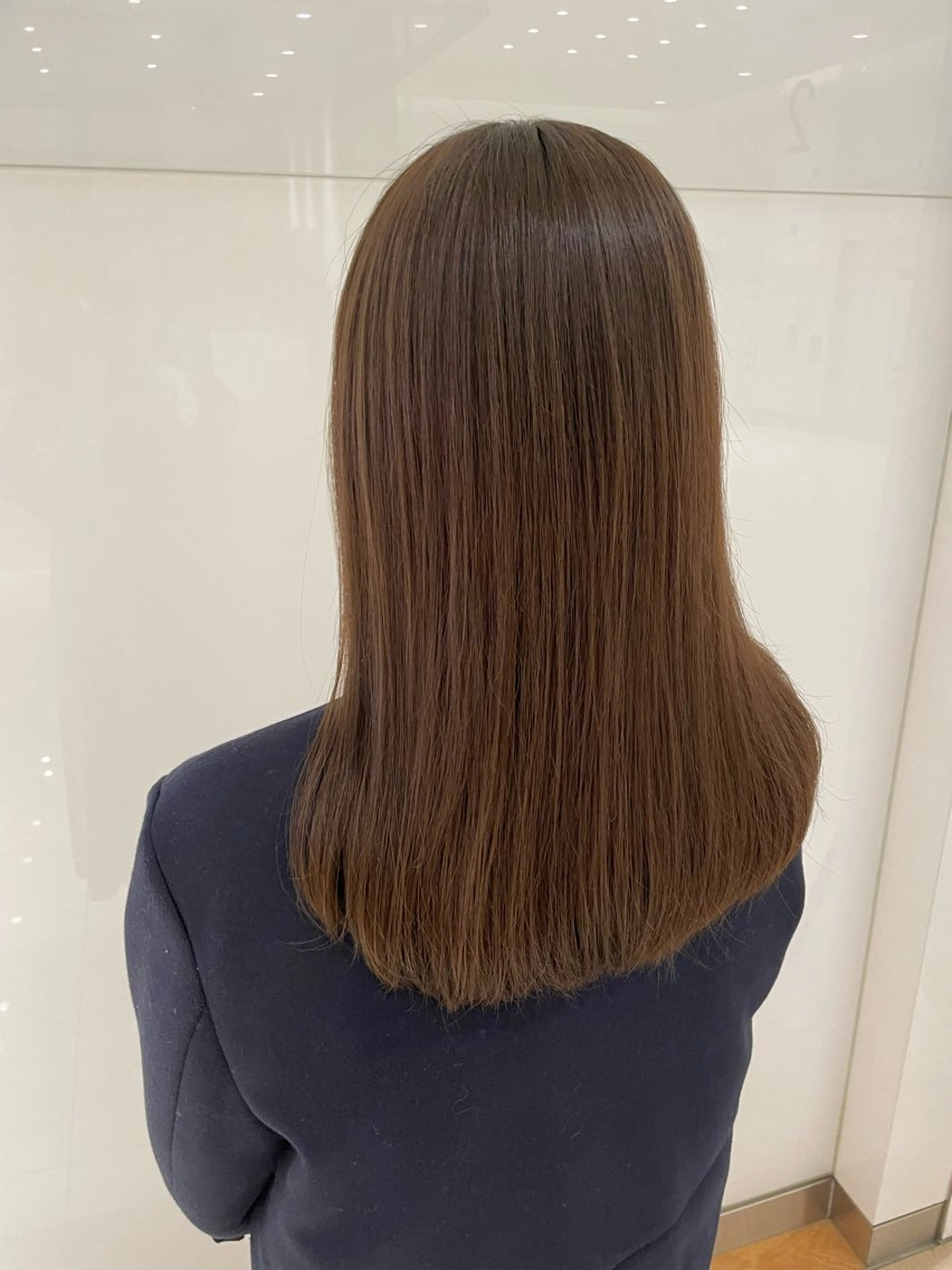 セミロング 似合わせ♡レイヤー/ 暖色艶カラー/moeのヘアスタイル