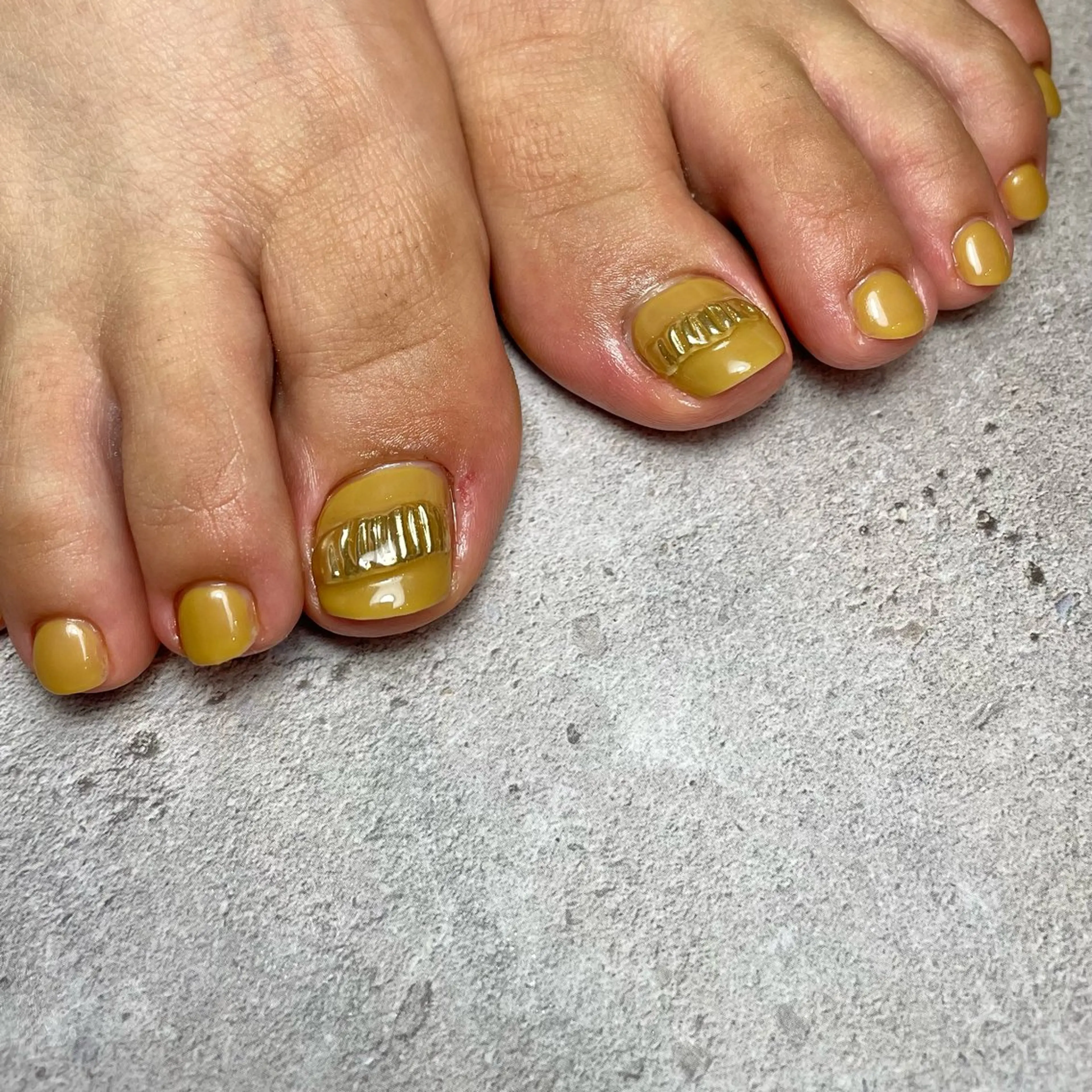 ネイル 黄色 Reflection marikoのネイルデザイン
