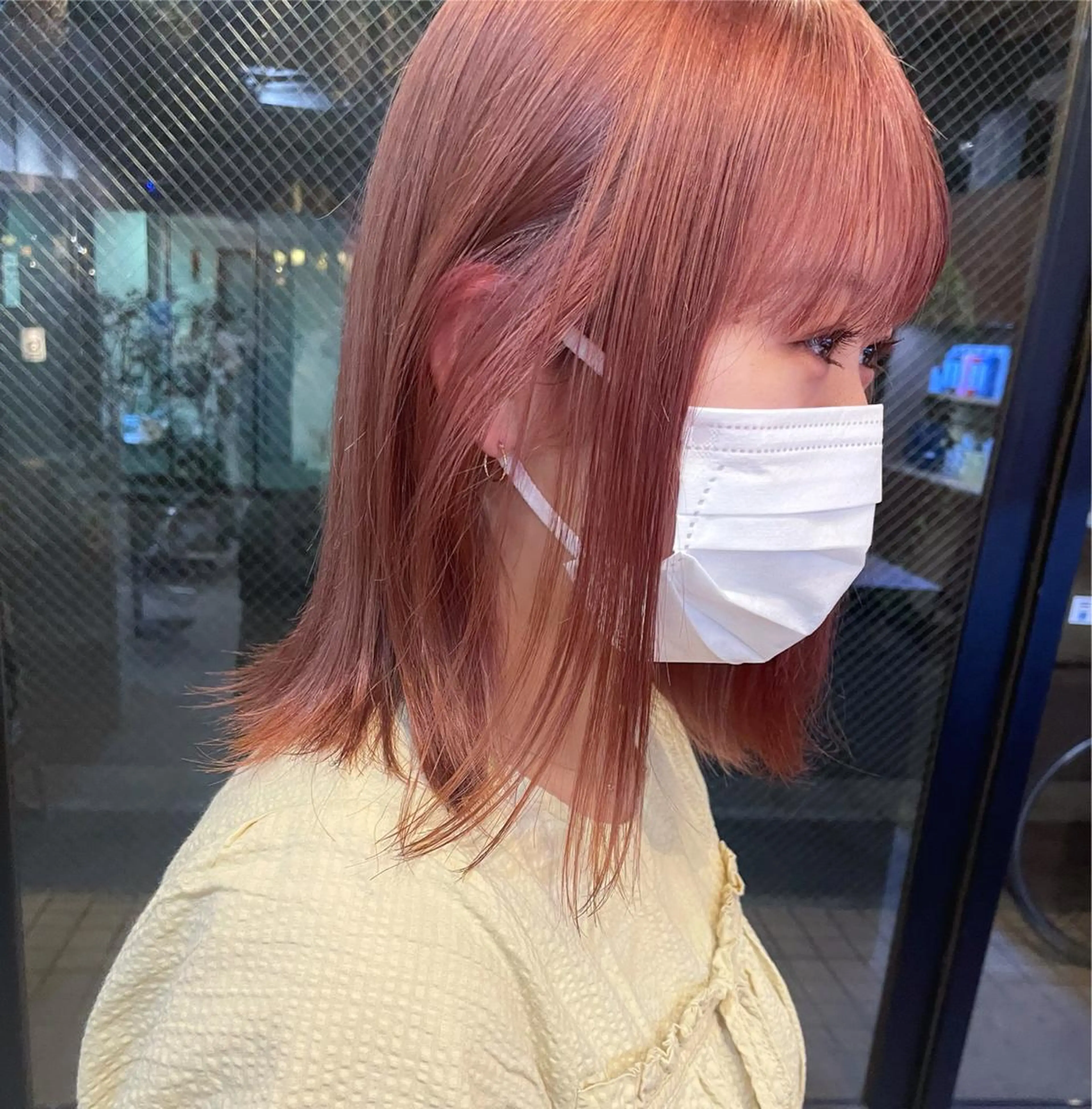 ミディアム カラー ヘアアレンジ satsuki 暖色・ブラウンカラーのヘアスタイル