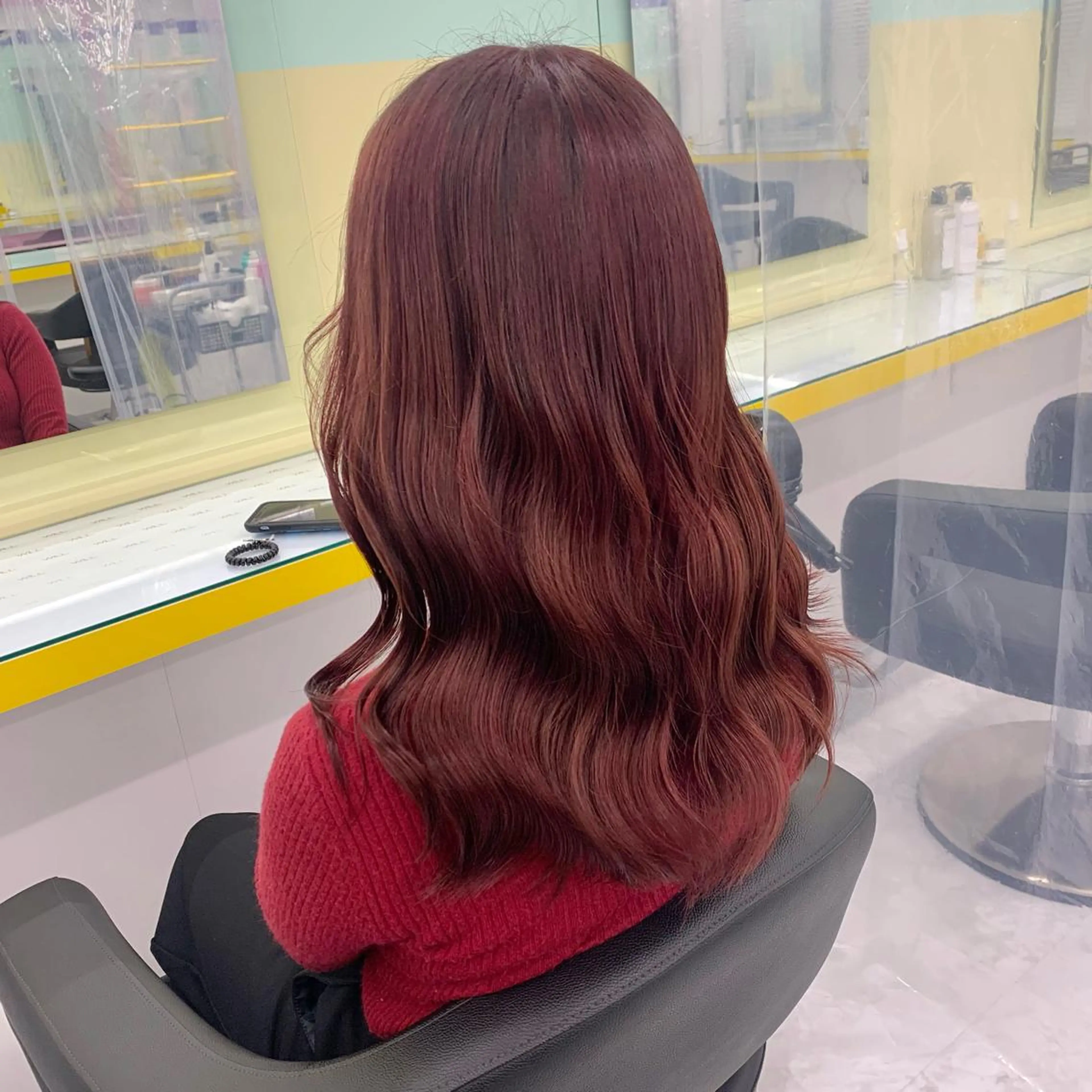 ミディアム ヘアカラー トリートメント 艶カラー の達人のヘアスタイル