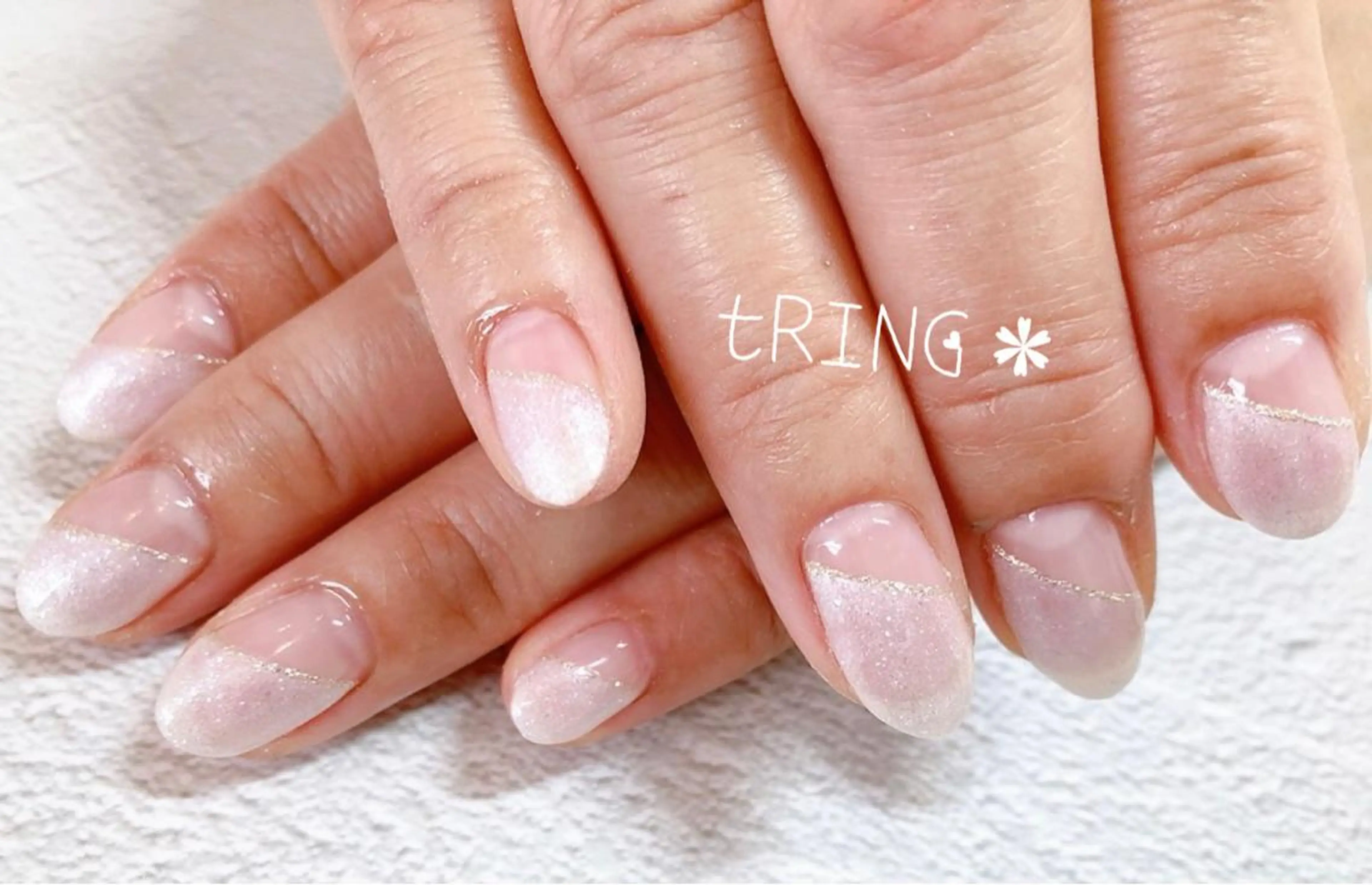 ネイル ハンドネイル tRING＊ しいの木台のネイルデザイン