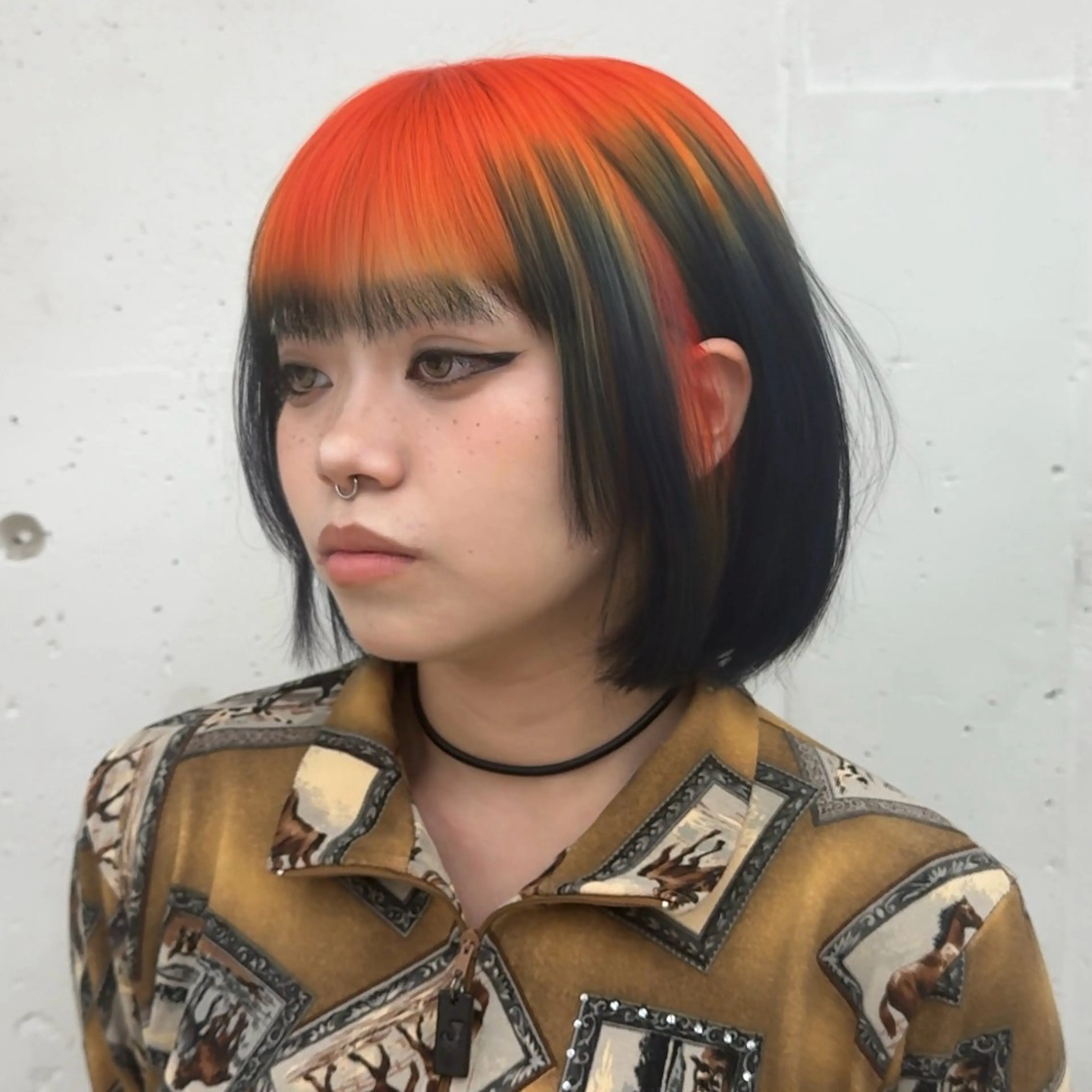 ショート ヘアカラー 天神ハイトーン マオ🩵のヘアスタイル