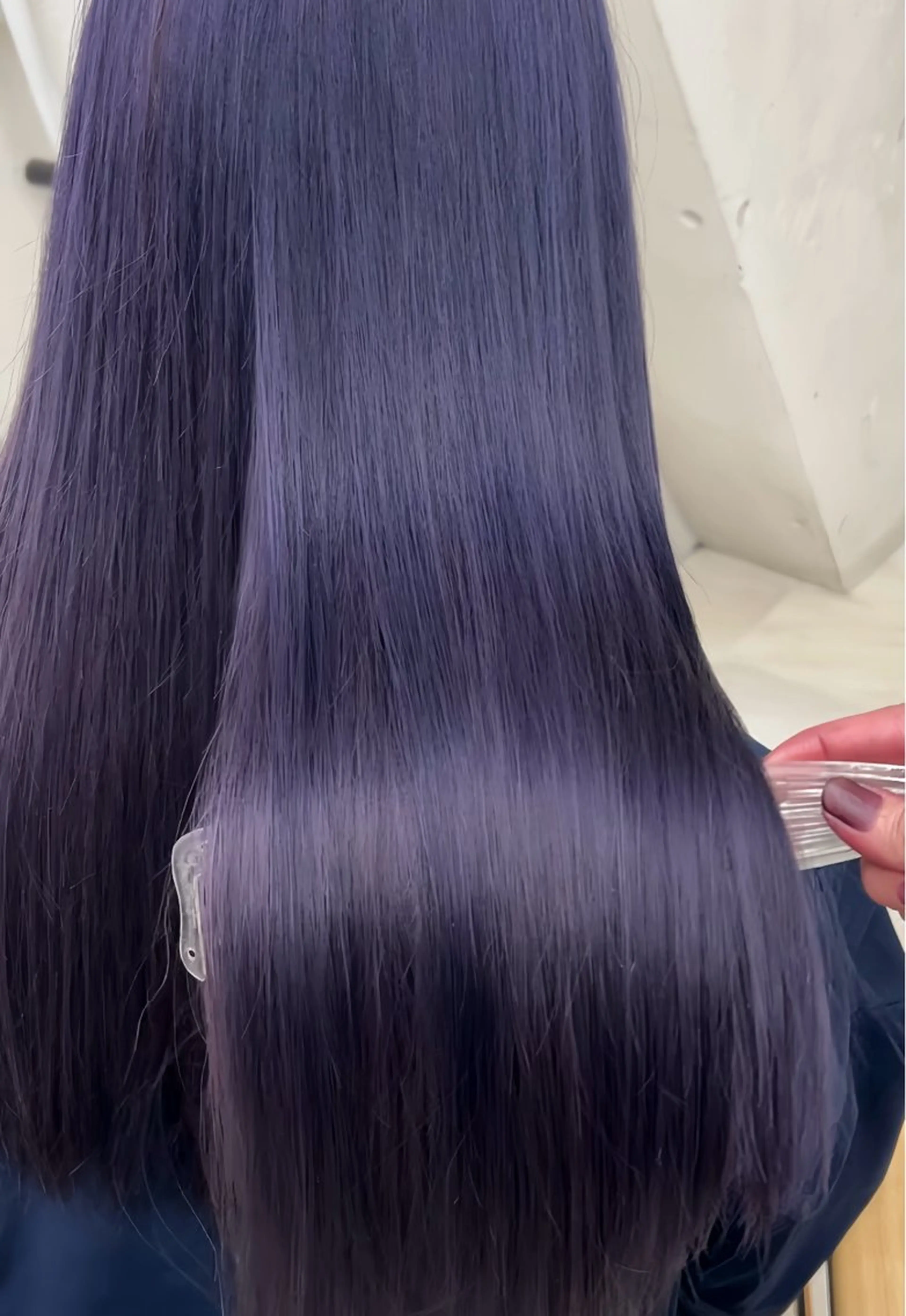 ロング カラー ダブルカラー ヘアカラー あち⭐️大阪｜ ハイトーン｜レイヤーのヘアスタイル