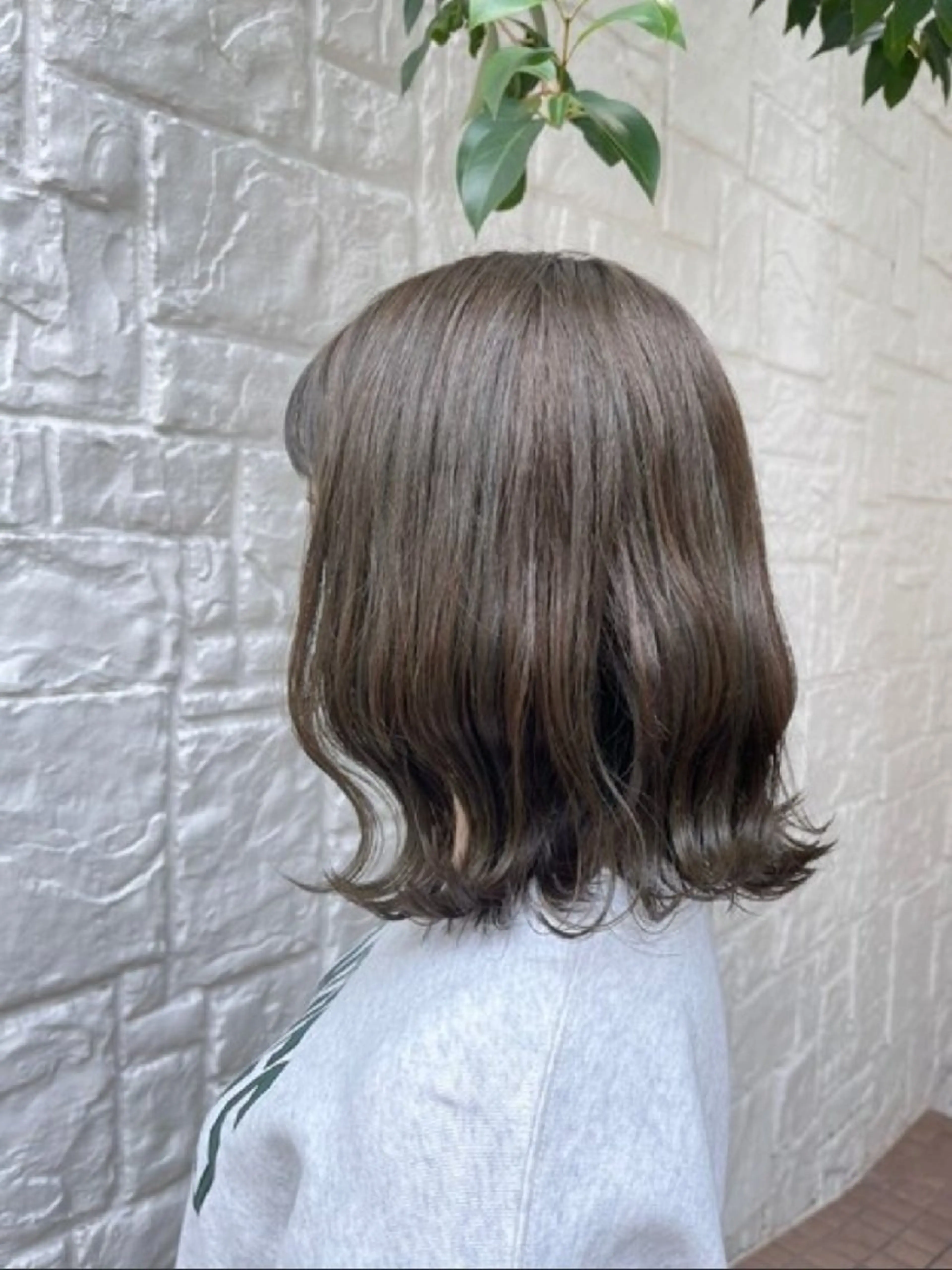 カラー セミロング ヘアカラー トリートメント ヘッドスパ ヘアセット 優 ／表参道のヘアスタイル